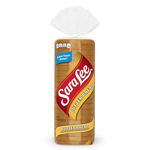 Sara Lee Butter Bread Sandwich Bread, 20 Oz Loaf of Butter Bread With No Artificial Colors or Flavors
