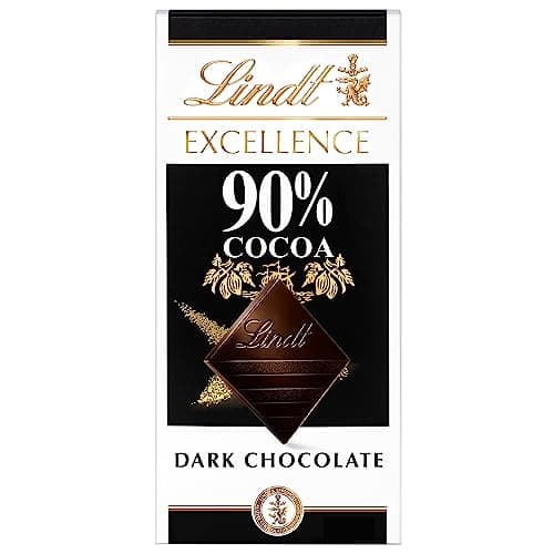 Lindt EXCELLENCE 90% Cocoa Dark Chocolate Bar, Dark Chocolate Candy, 3.5 Ounce