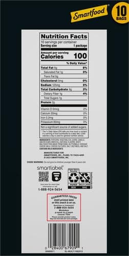Frito-Lay Smartfood Popcorn White Cheddar, 0.625 Ounce, 10 Ct thumbnail 8