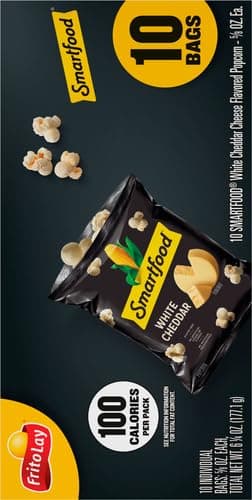 Frito-Lay Smartfood Popcorn White Cheddar, 0.625 Ounce, 10 Ct thumbnail 7