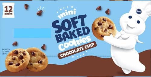 Pillsbury Mini Soft Baked Cookies, Chocolate Chip, Snack Bags, 12 ct thumbnail 14
