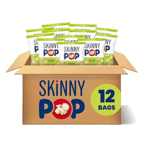 SkinnyPop Skinny Pop Popcorn 0.65oz - Pack of 12