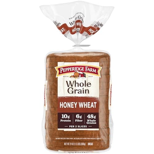 Pepperidge Farm Whole Grain Honey Wheat Bread, 24 Oz Loaf