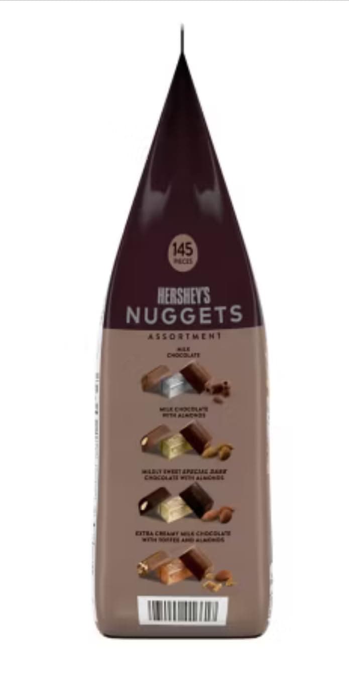 Hershey's Nuggets Chocolate-Assortment 145pcs -52 Oz Bag thumbnail 3