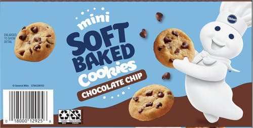Pillsbury Mini Soft Baked Cookies, Chocolate Chip, Snack Bags, 12 ct thumbnail 12