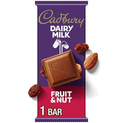 CADBURY DAIRY MILK Fruit & Nut Milk Chocolate Candy Bar, 3.5 oz image 1