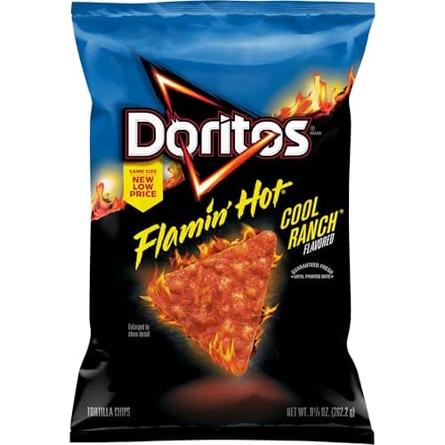 Doritos Tortilla Chips Flamin' Hot Cool Ranch, 9.25 Oz image 1