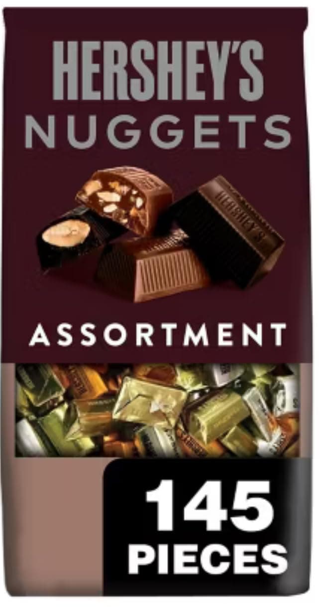 Hershey's Nuggets Chocolate-Assortment 145pcs -52 Oz Bag thumbnail 2