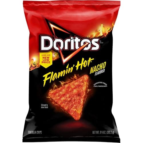 Doritos Tortilla Chips Flamin' Hot Nacho, 9.25 Oz image 1