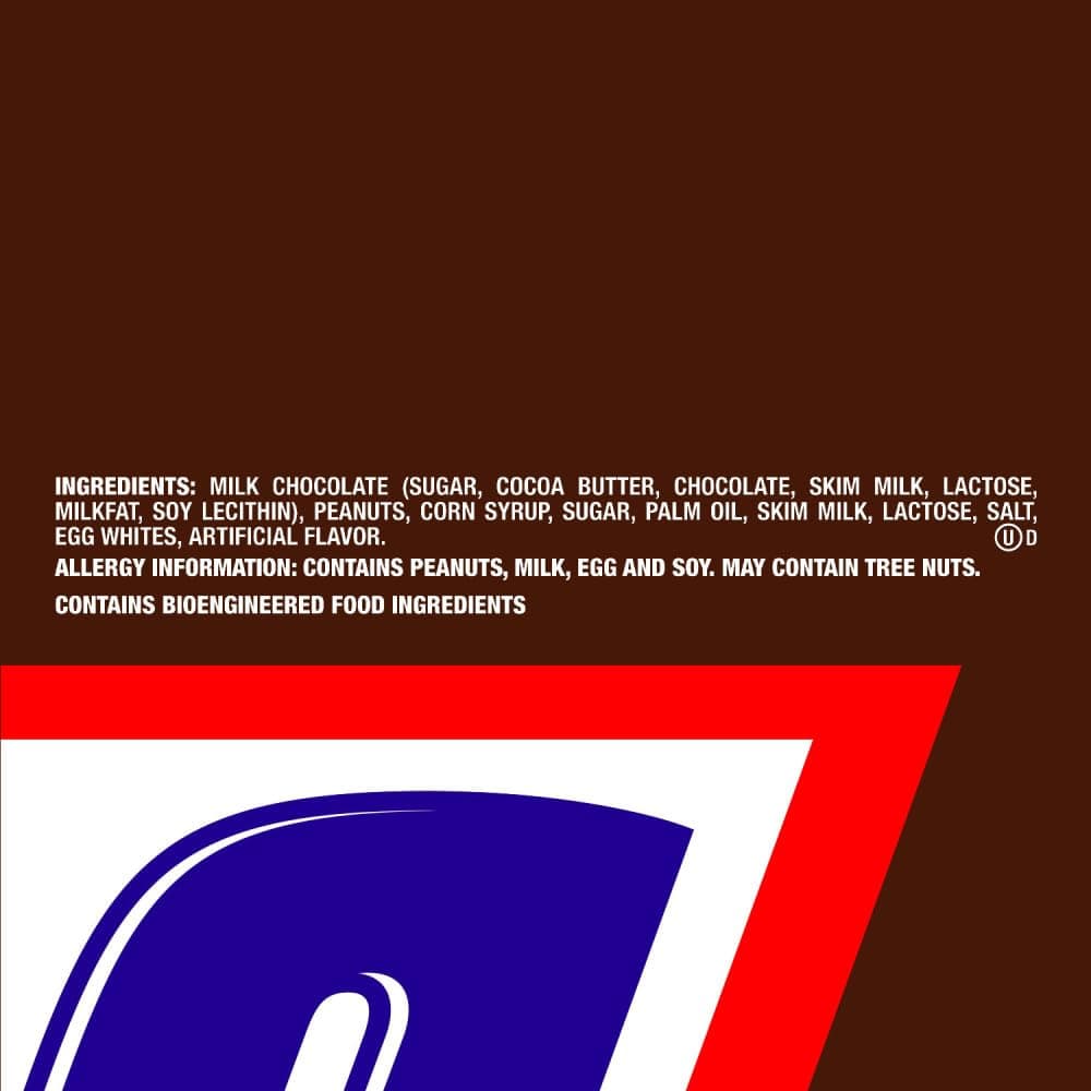 SNICKERS Full Size Chocolate Candy Bars, 11.16oz bag, 6 Bars per bag thumbnail 4
