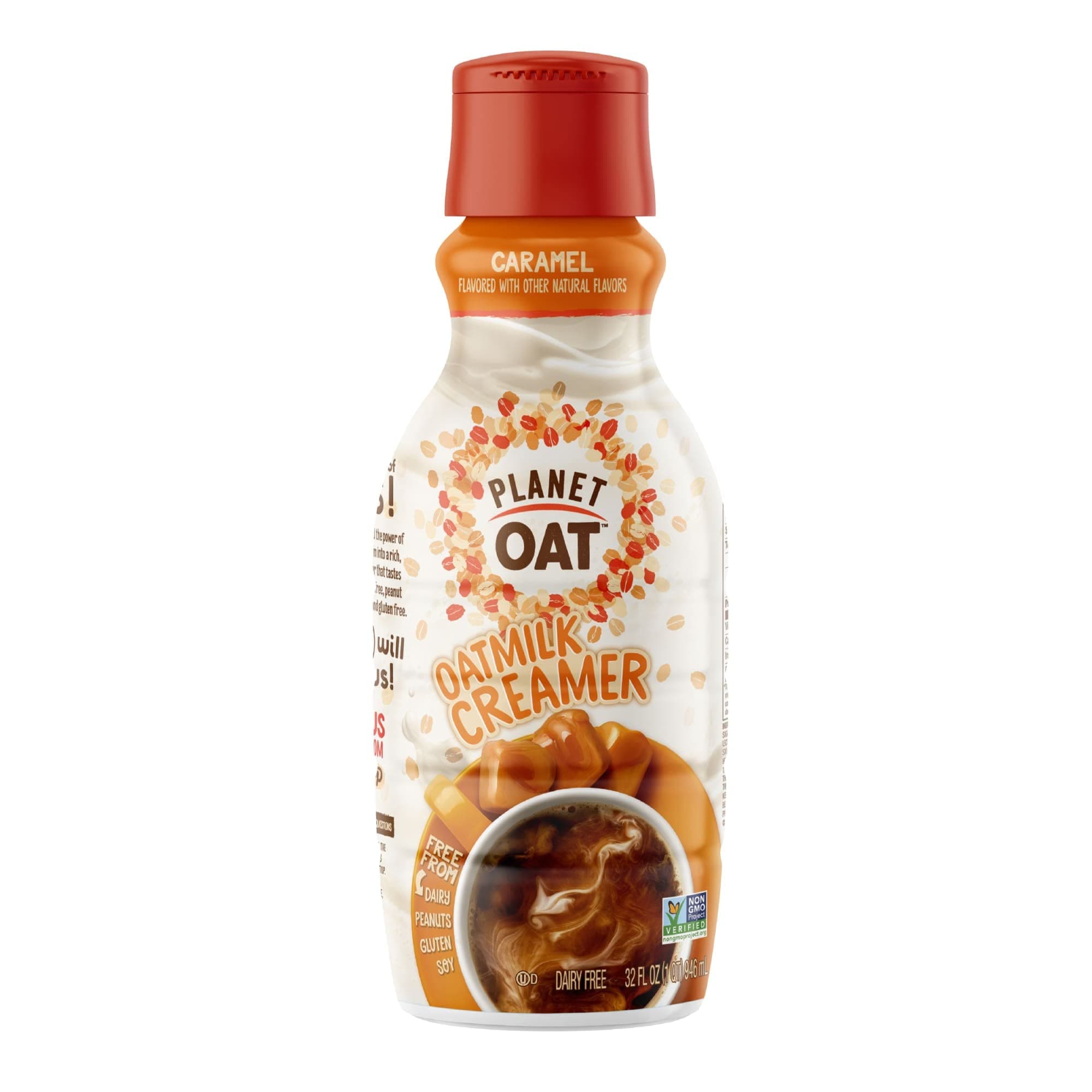 Planet Oat Planet Oat Caramel Coffee Creamer, 32oz., 32 Fl oz thumbnail 2