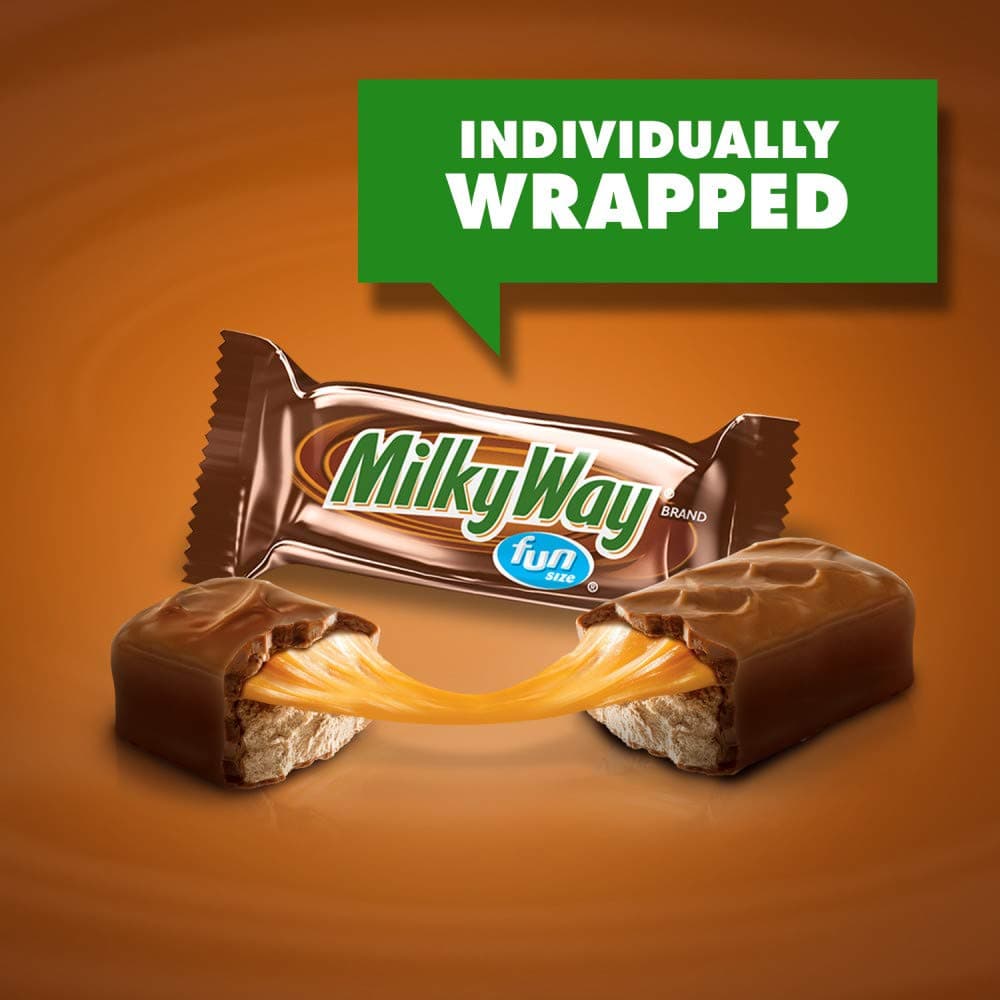 MILKY WAY Milk Chocolate Candy Bars, Fun Size Candy Chocolate, 10.65 oz thumbnail 6