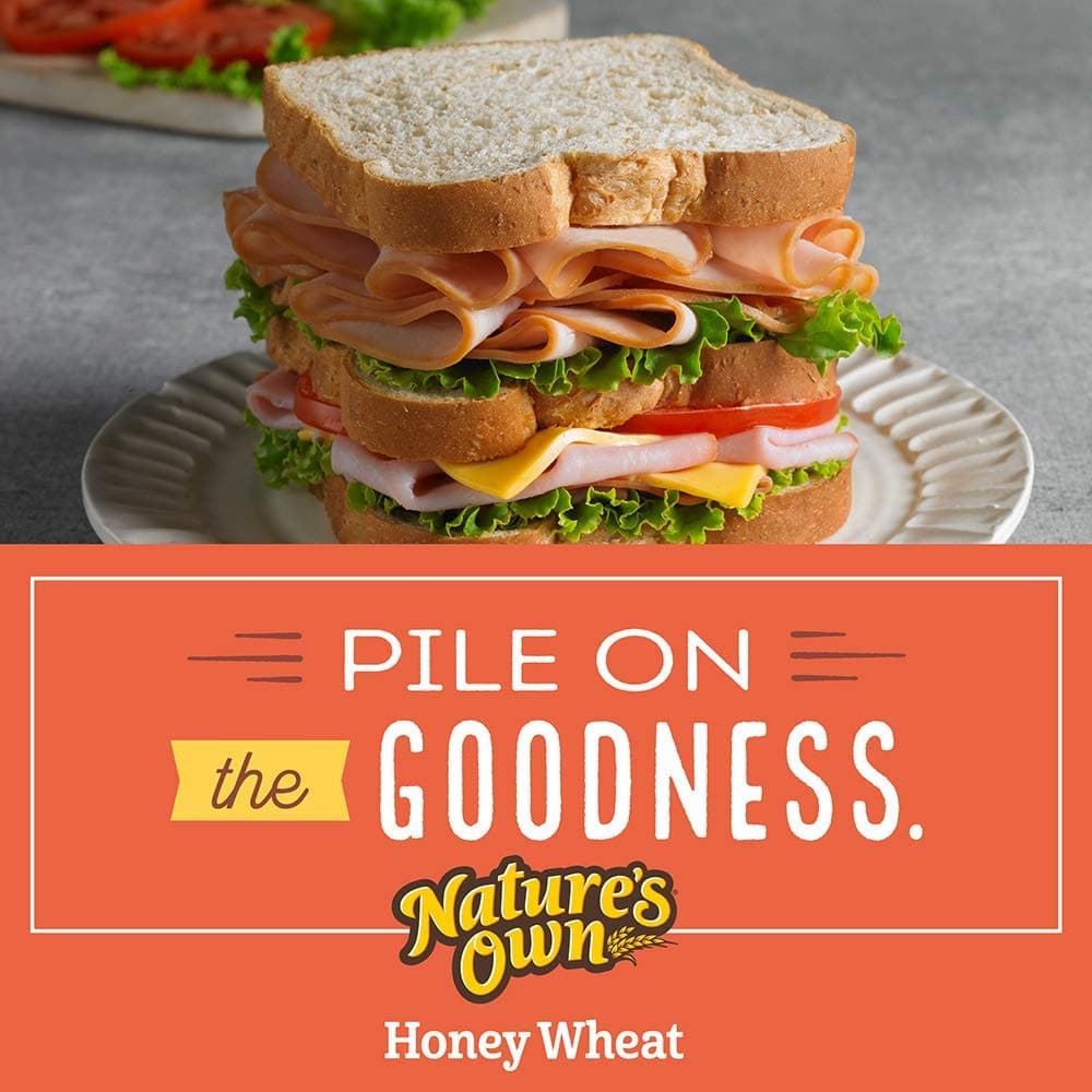 Nature's Own Honey Wheat, Honey Wheat Sandwich Bread, 20 oz Loaf thumbnail 10