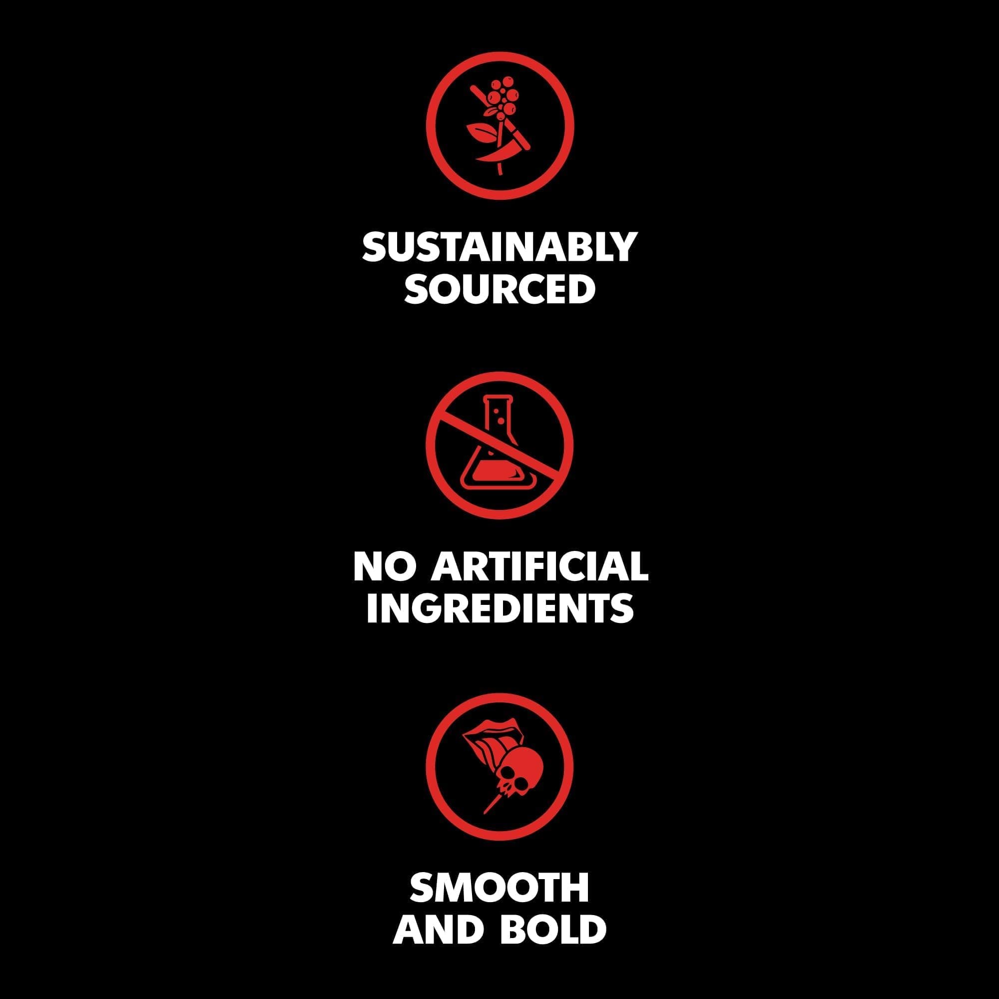 Death Wish Coffee, Organic and Fair Trade Dark Roast Ground Coffee, 16 oz thumbnail 9