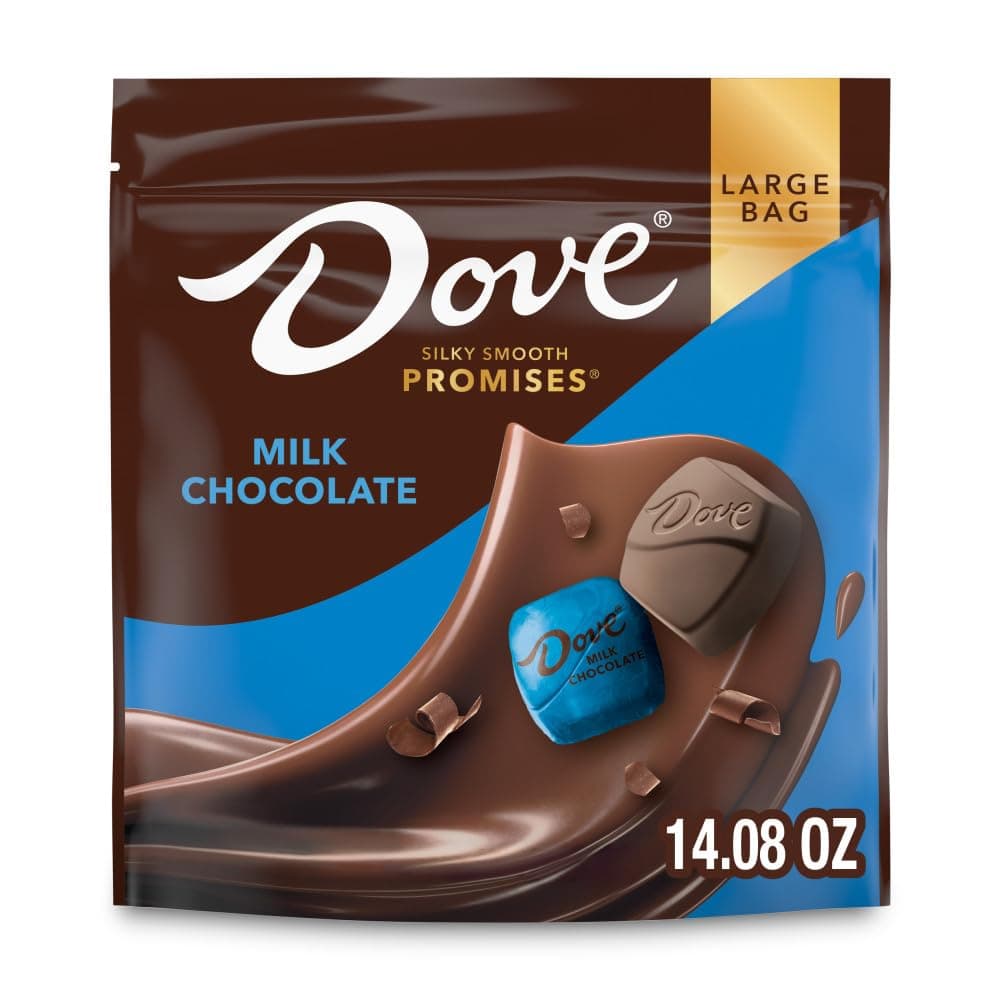 DOVE PROMISES Milk Chocolate Candy, Individually Wrapped, 14.08 oz Bag