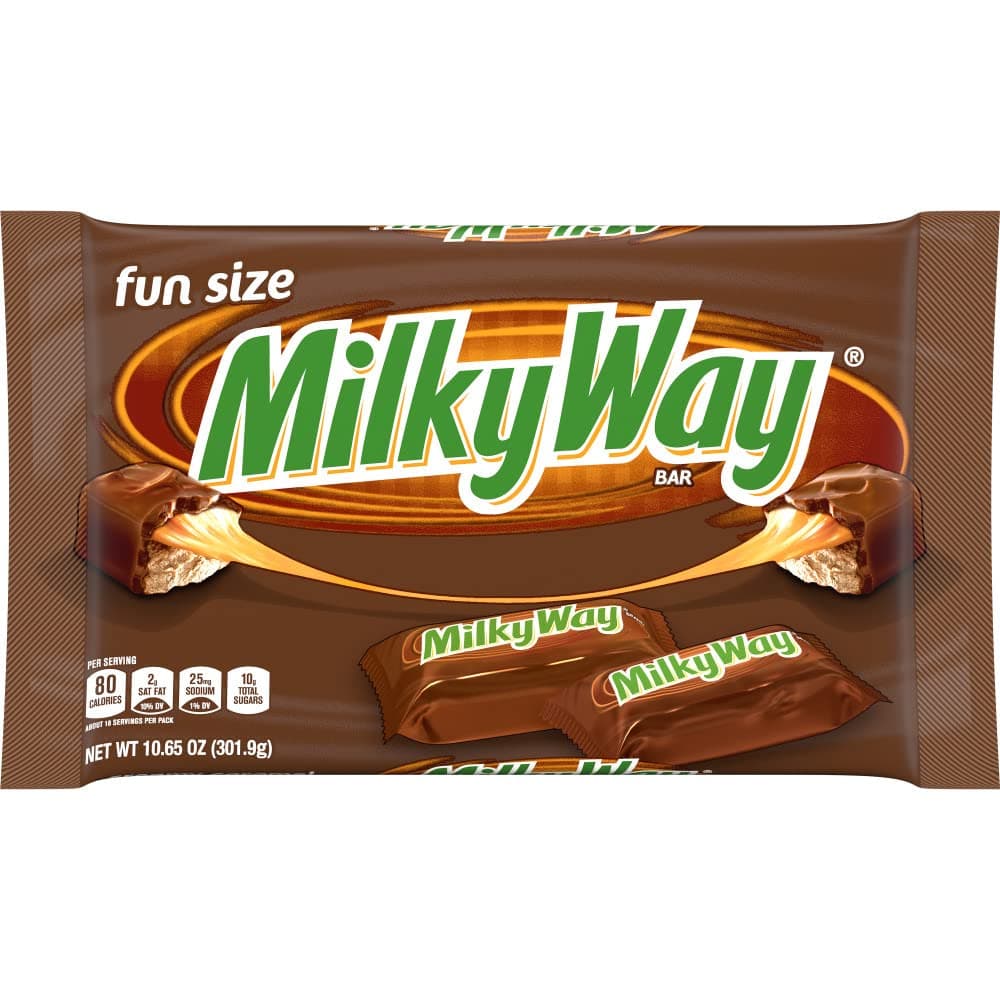 MILKY WAY Milk Chocolate Candy Bars, Fun Size Candy Chocolate, 10.65 oz thumbnail 2