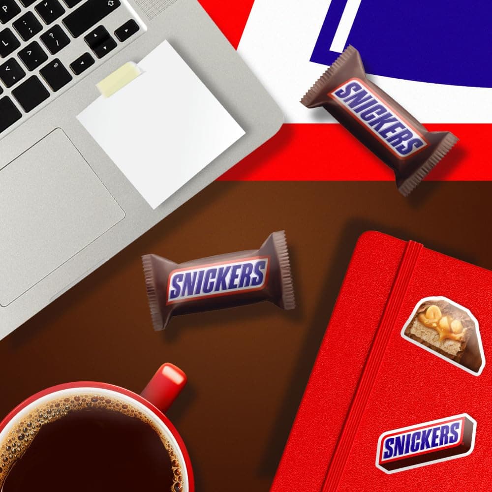 SNICKERS Original Chocolate Candy Bars, Fun Size, 10.59oz Bag thumbnail 9