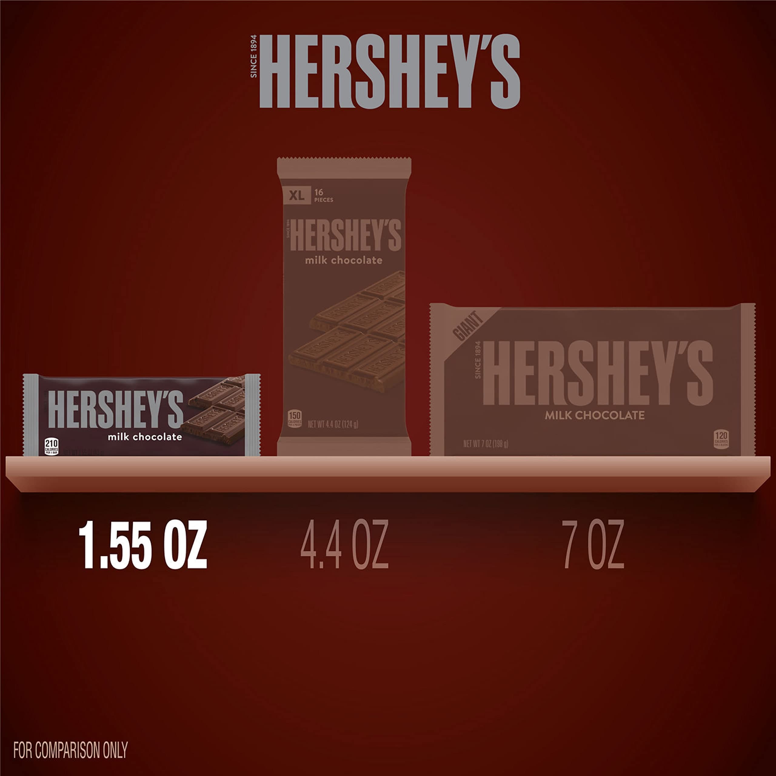 HERSHEY'S Milk Chocolate Candy Bar, 1.55 oz thumbnail 5