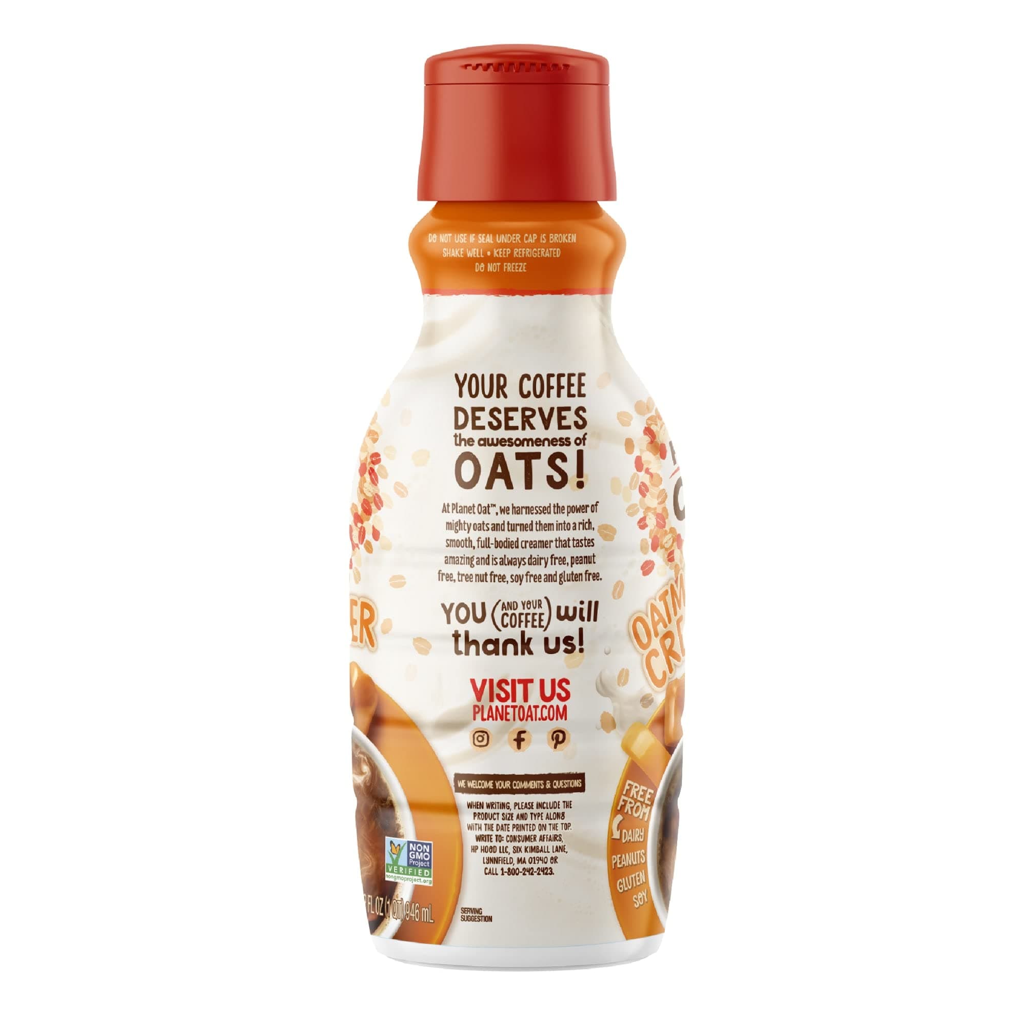 Planet Oat Planet Oat Caramel Coffee Creamer, 32oz., 32 Fl oz thumbnail 6