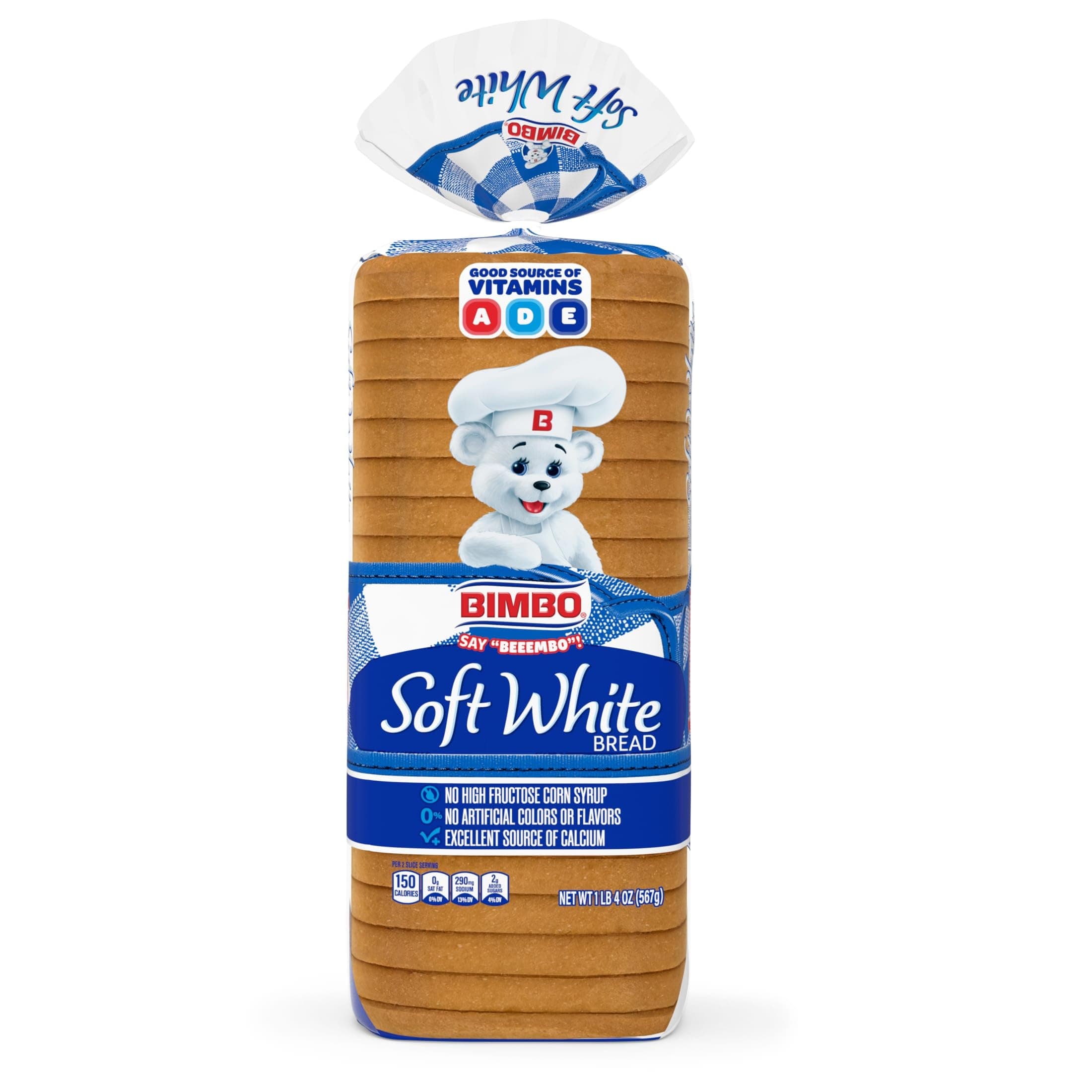Bimbo Soft White Bread, White Bread, 20 oz Bag thumbnail 12