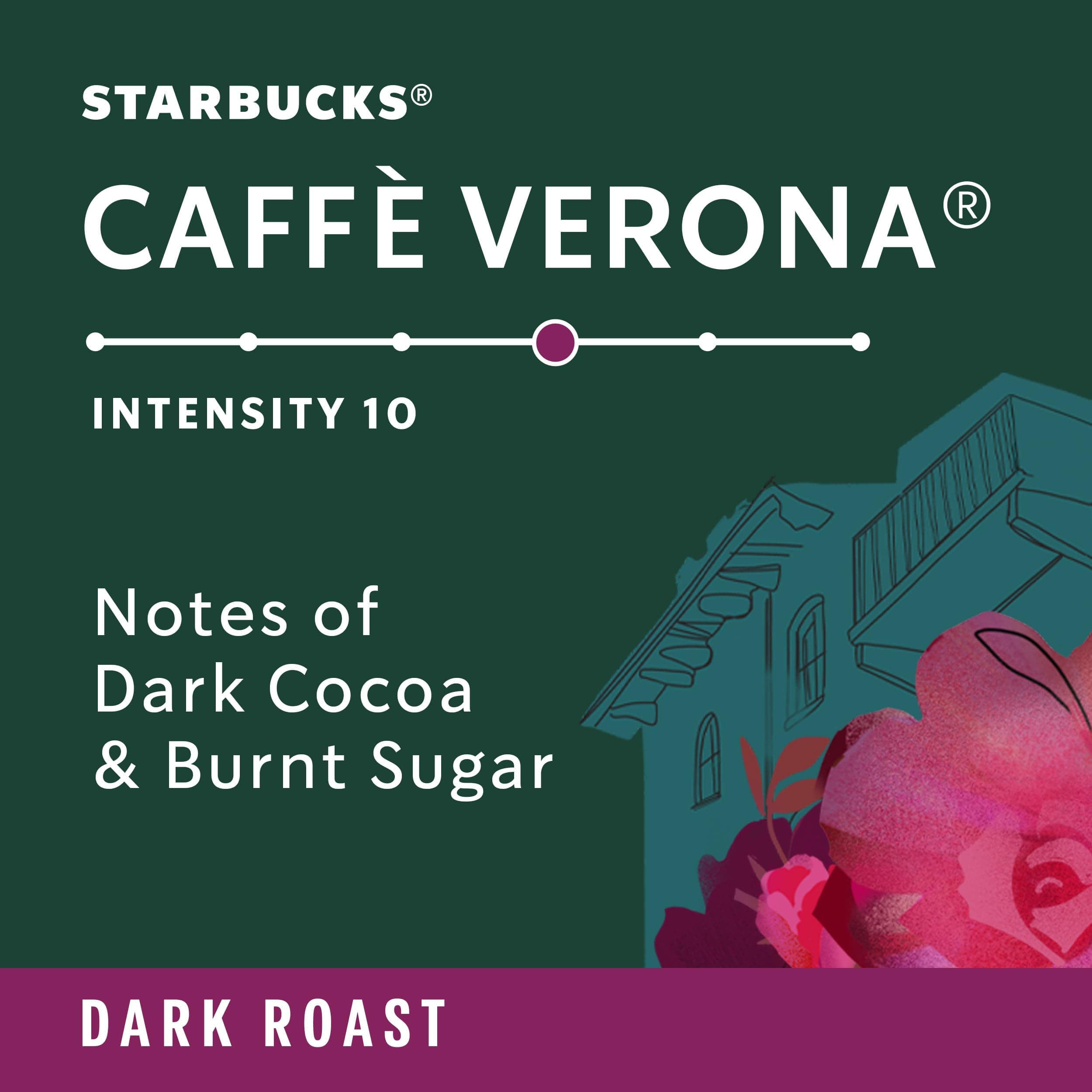 Starbucks by Nespresso Vertuo, Caffè Verona Dark Roast Coffee, 32-count Coffee Pods, Brews 7.8 oz. thumbnail 3