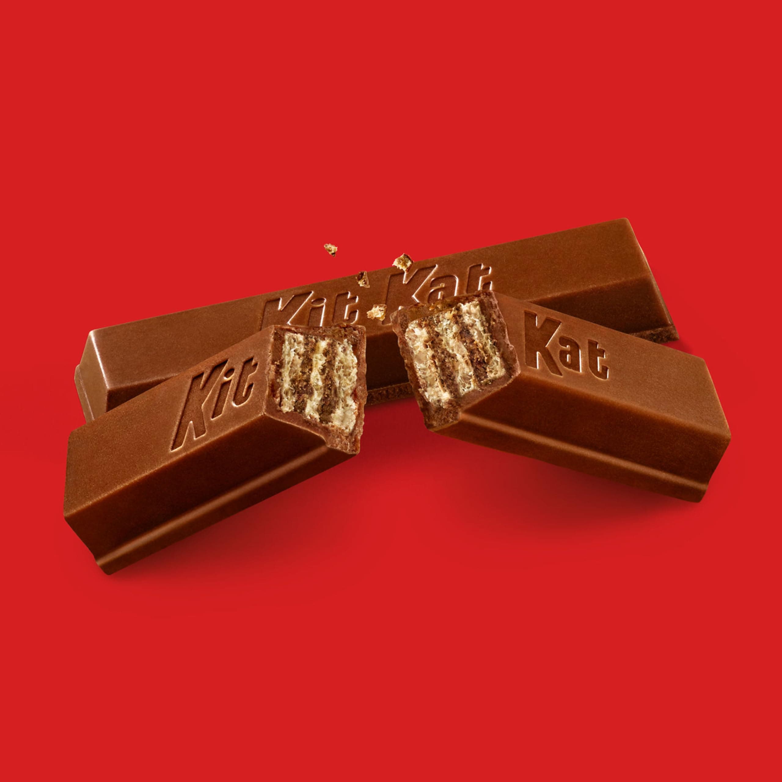 Kit Kat Milk Chocolate Wafer Snack Size, Candy Bag, 10.78 Oz thumbnail 5