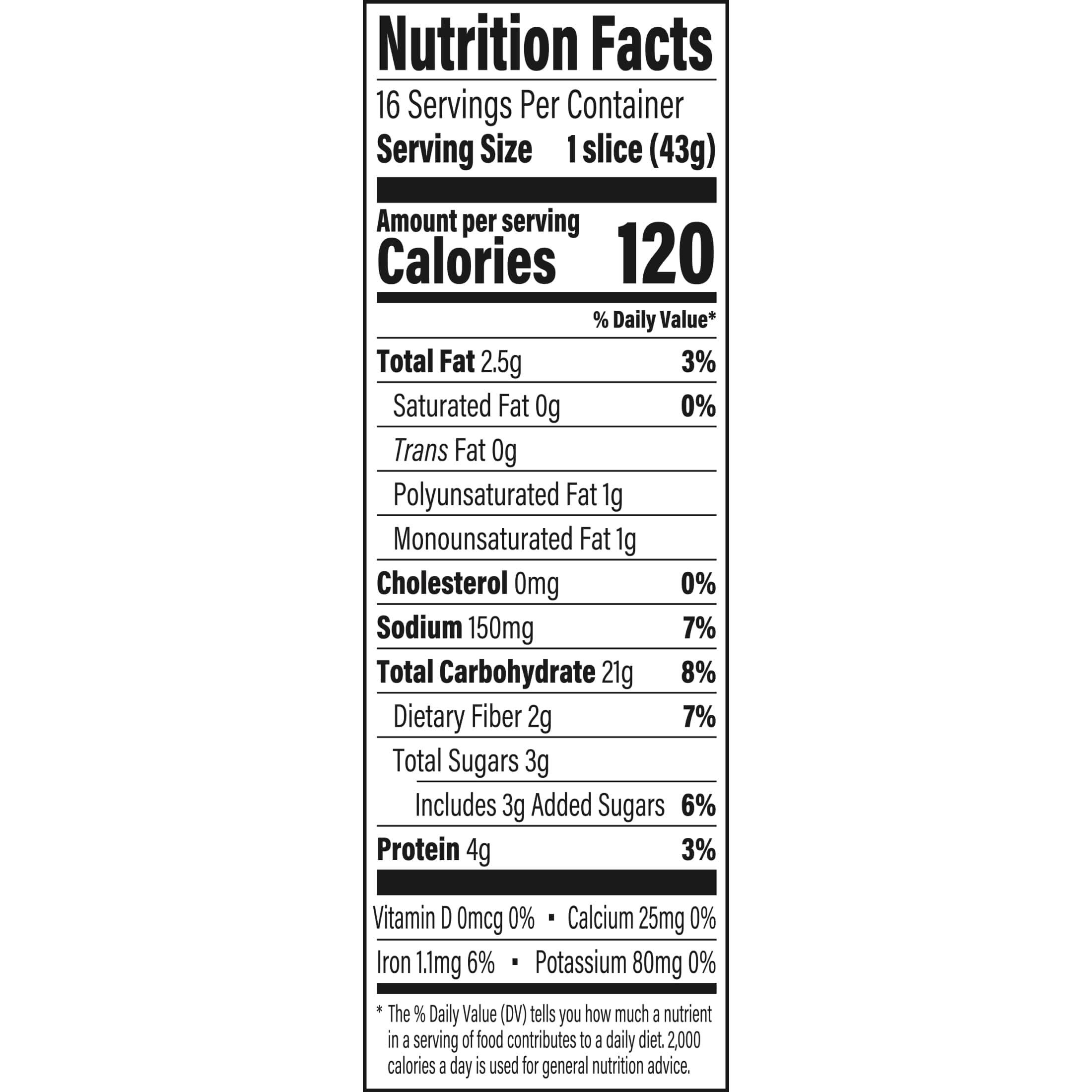 Arnold Whole Grains Oatnut Bread, Bread Free From Artificial Colors, Flavors and Preservatives, 24 oz Loaf thumbnail 5