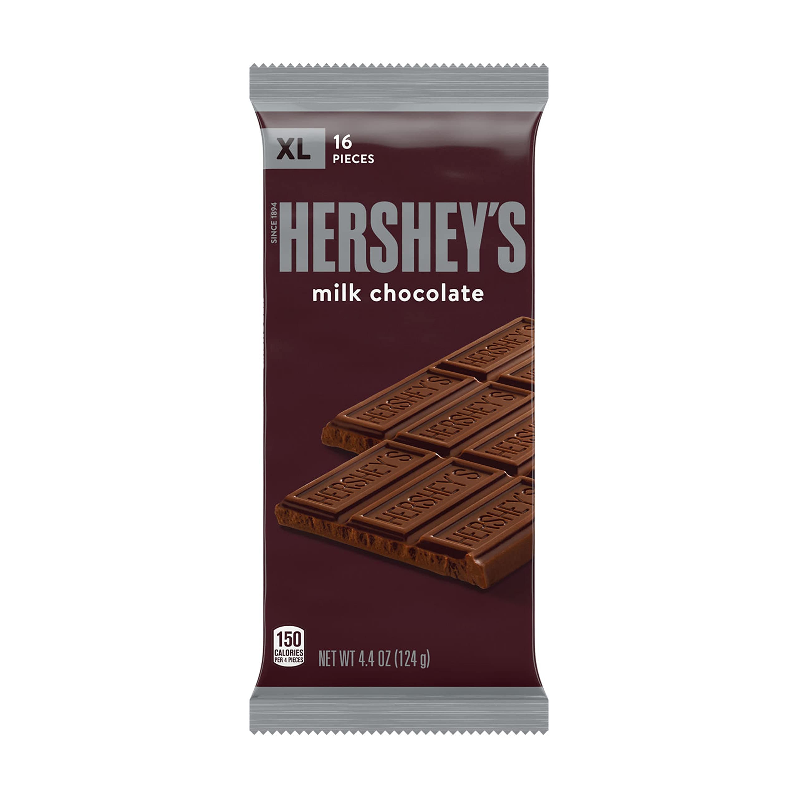 HERSHEY'S Milk Chocolate XL, Candy Bar, 4.4 oz (16 Pieces) thumbnail 3