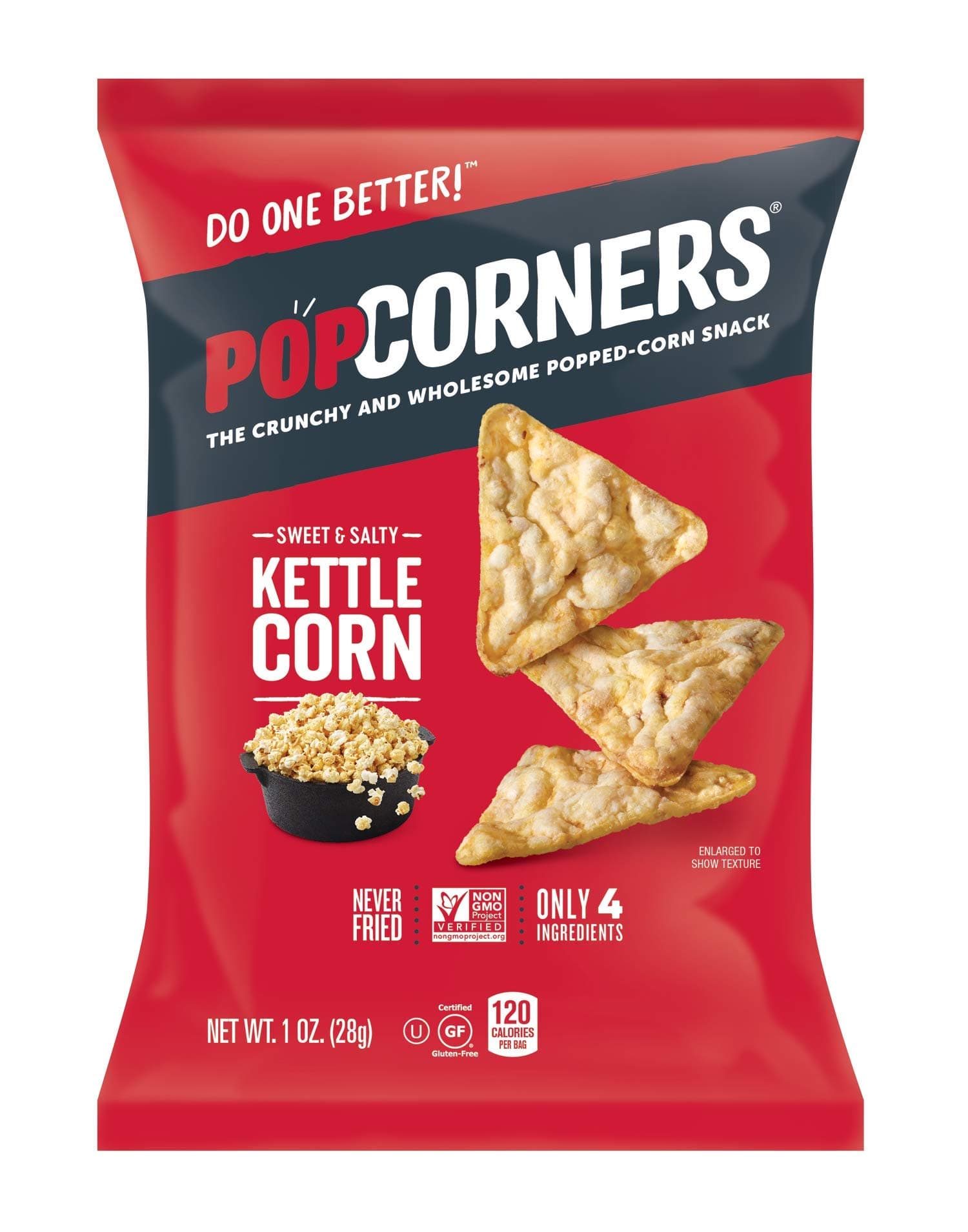 Popcorners Snacks Variety Pack | Gluten Free Chips | (24 Pack, 6 Flavor, 1 oz Snack Bags) thumbnail 3