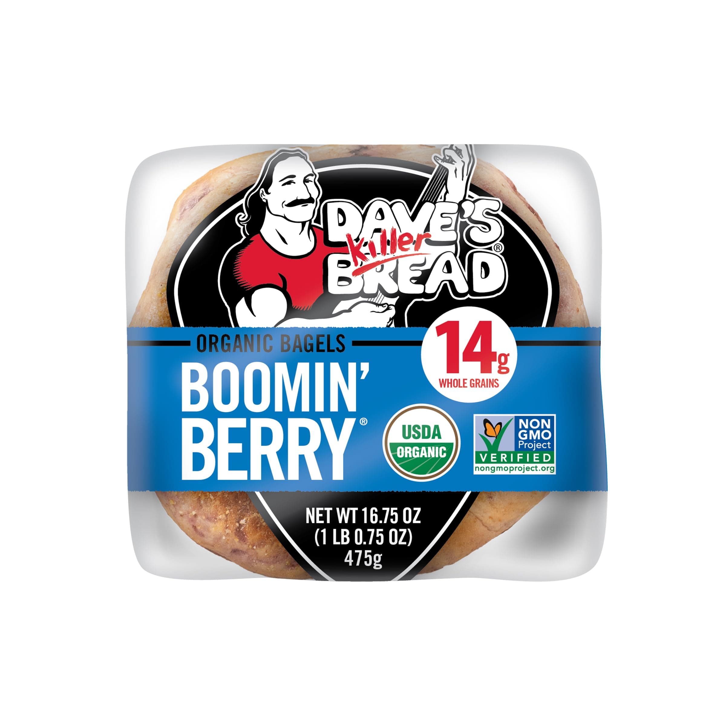 Dave’s Killer Bread® Boomin’ Berry® Bagels, Cranberry, Blueberry, Blackberry and Acai Bagels, 5 Count thumbnail 9