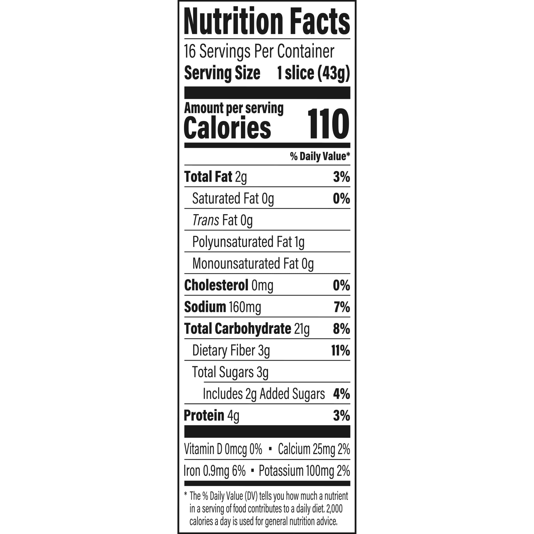 Arnold Whole Grains 100% Whole Wheat Bread, Wheat Bread Free From Artificial Colors, Flavors and Preservatives, 24 oz Loaf thumbnail 3