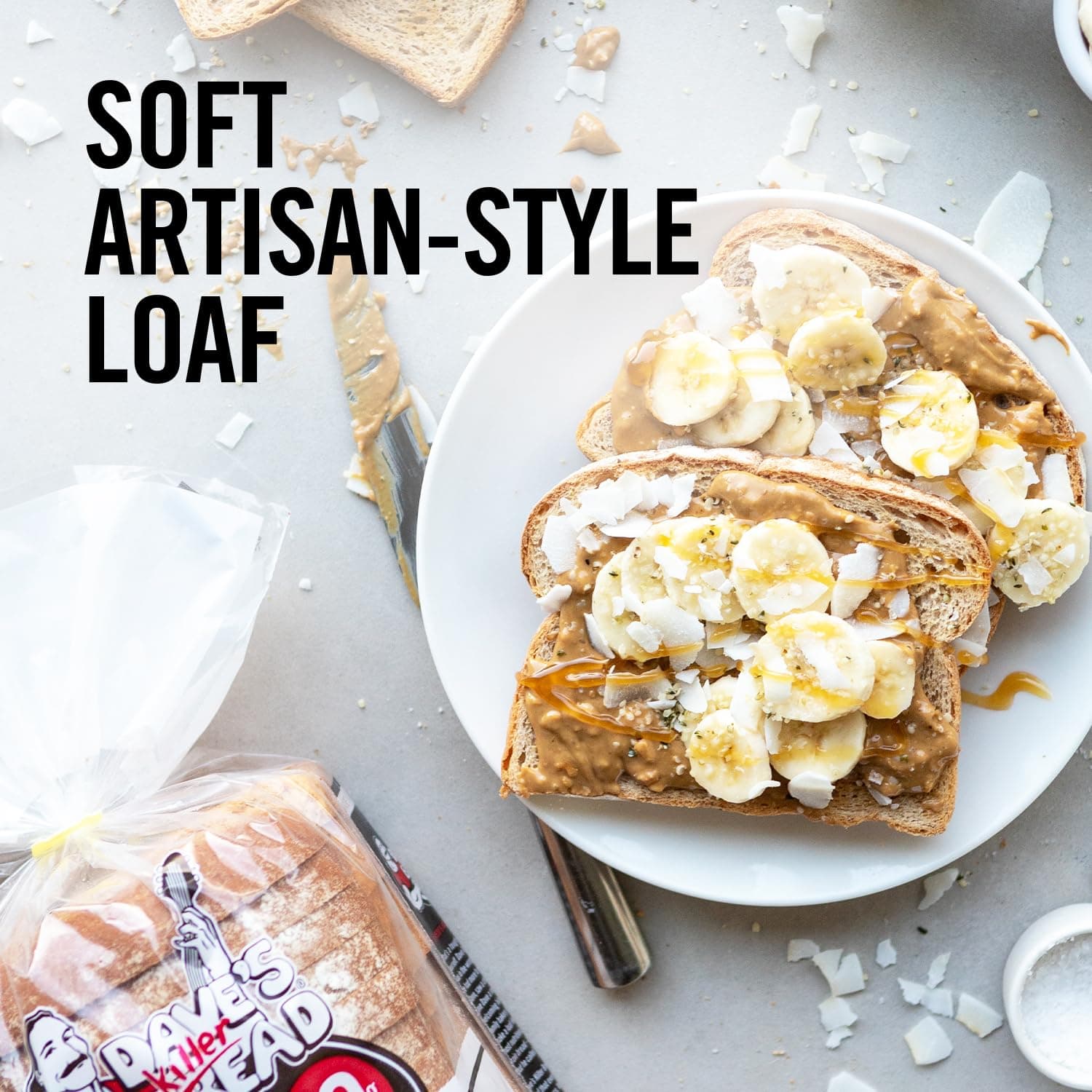 Dave's Killer Bread White Bread Done Right, Artisan-Style Organic White Bread, 24 oz Loaf thumbnail 5