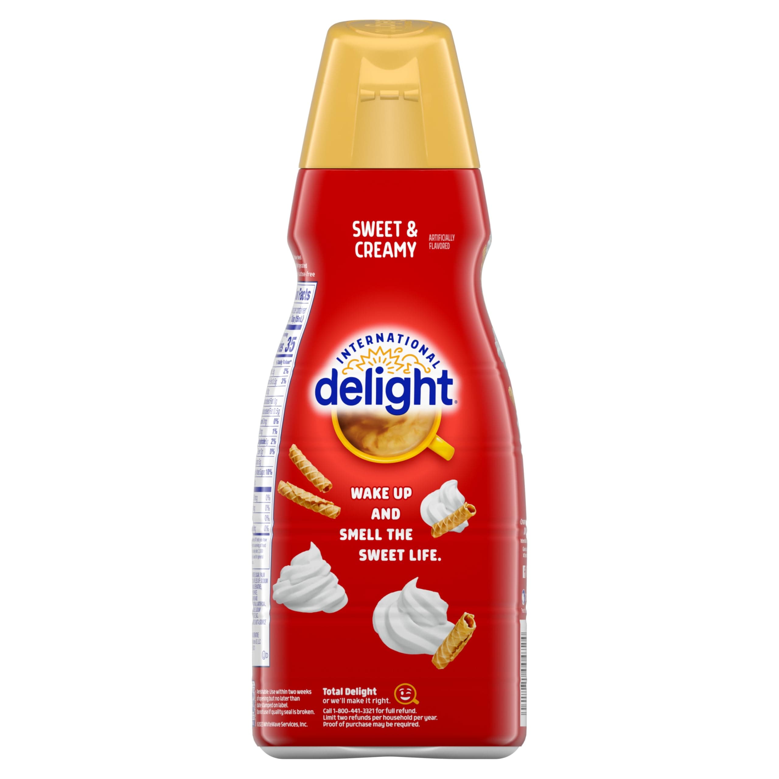 International Delight Coffee Creamer, Sweet & Creamy, Refrigerated Flavored Creamer, 32 FL OZ Bottle thumbnail 10