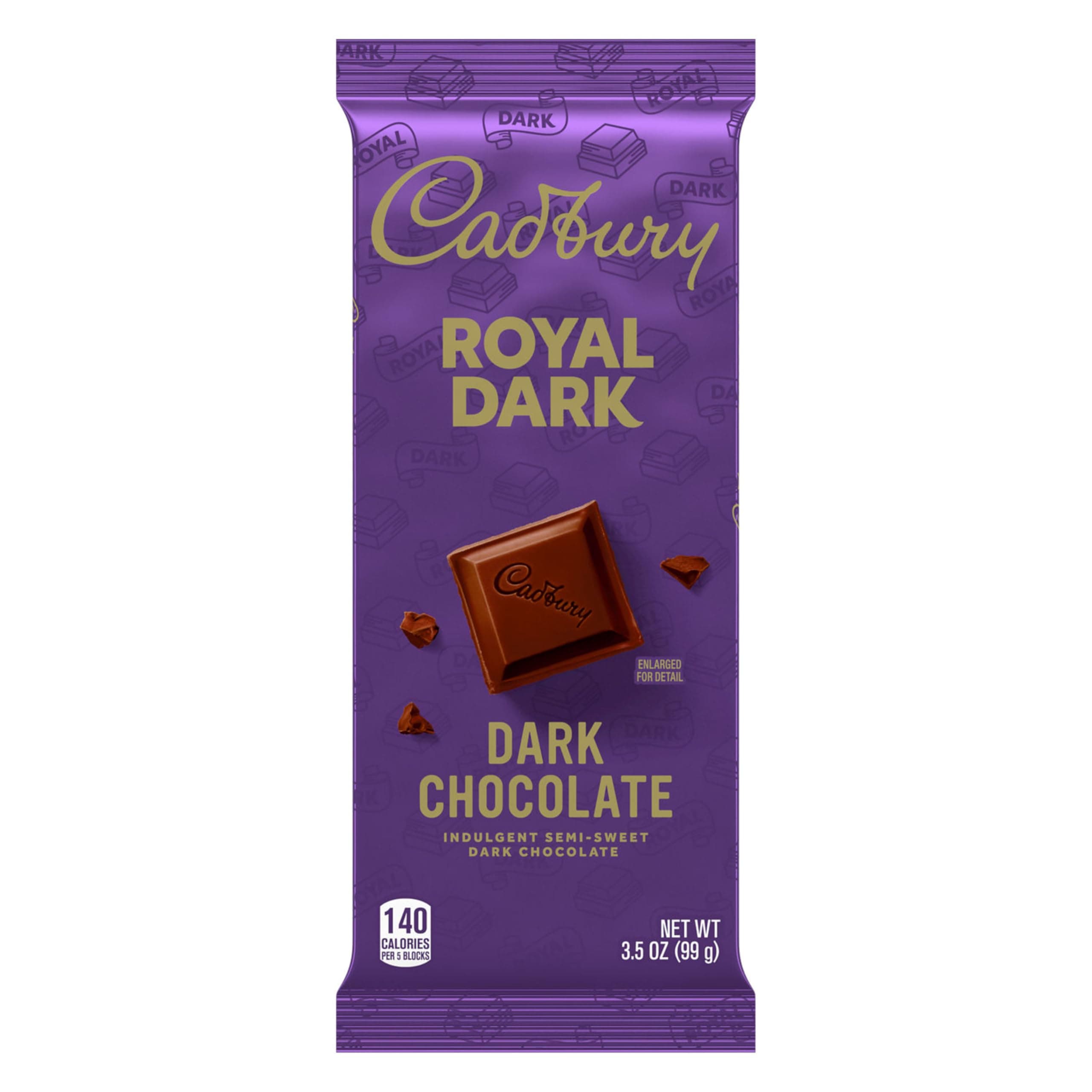 CADBURY ROYAL DARK Dark Chocolate Candy Bar, 3.5 Oz, 14 Count thumbnail 3