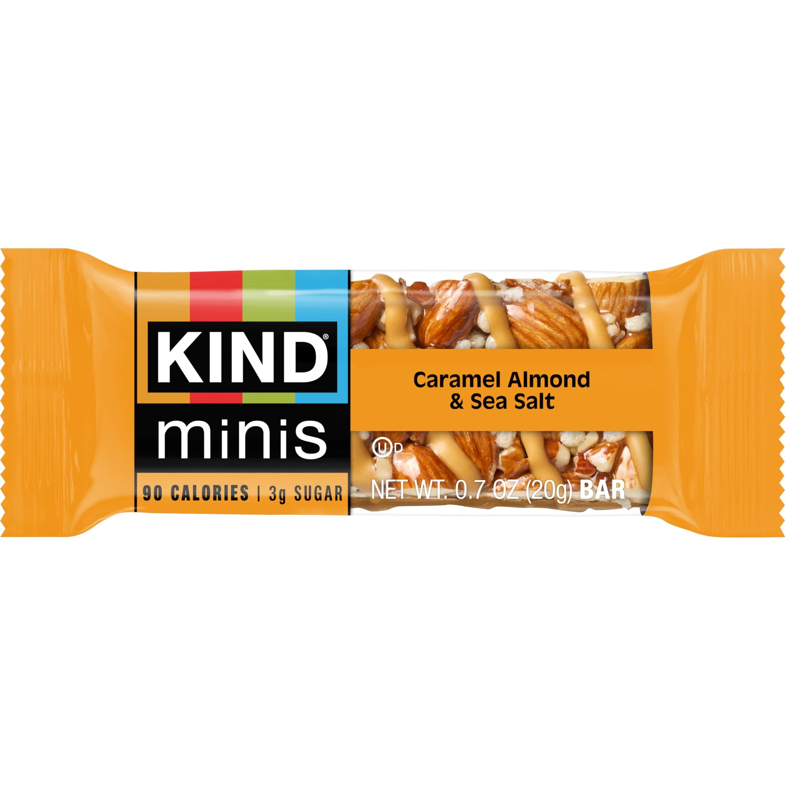 KIND Mini Snack Bars Variety Pack, Gluten Free, Low Sugar, Low Calorie Snacks, Dark Chocolate Nuts & Sea Salt, Peanut Butter Dark Chocolate, Caramel Almond & Sea Salt, 30 Count thumbnail 8