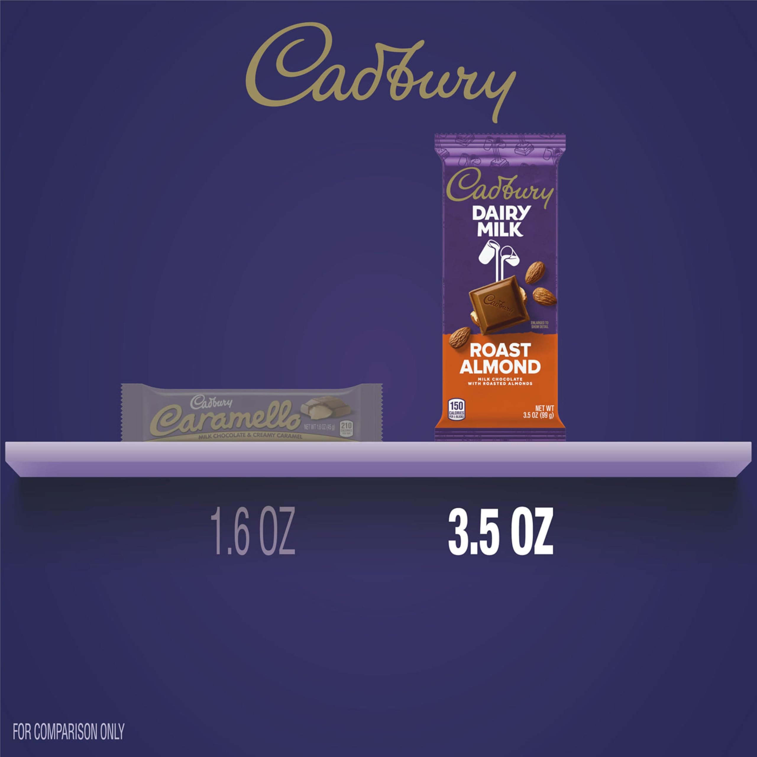 CADBURY DAIRY MILK Roast Almond Milk Chocolate Candy Bar, 3.5 oz thumbnail 8
