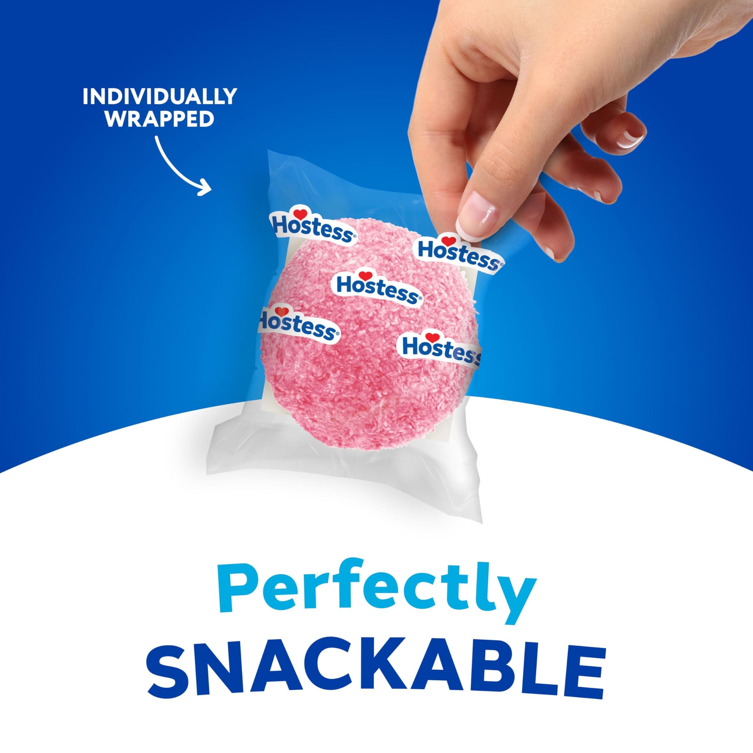 Hostess SnoBalls, 6 Count (Color May Vary by Season), 10.5 Ounce thumbnail 7