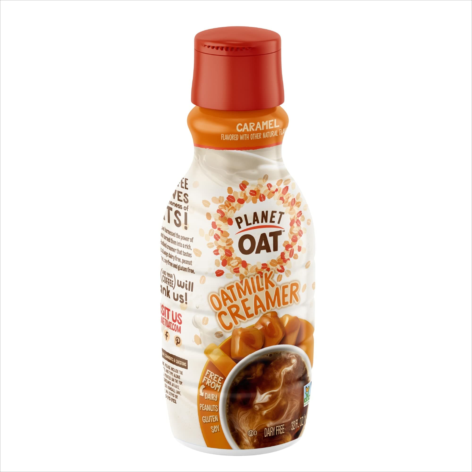 Planet Oat Planet Oat Caramel Coffee Creamer, 32oz., 32 Fl oz thumbnail 5