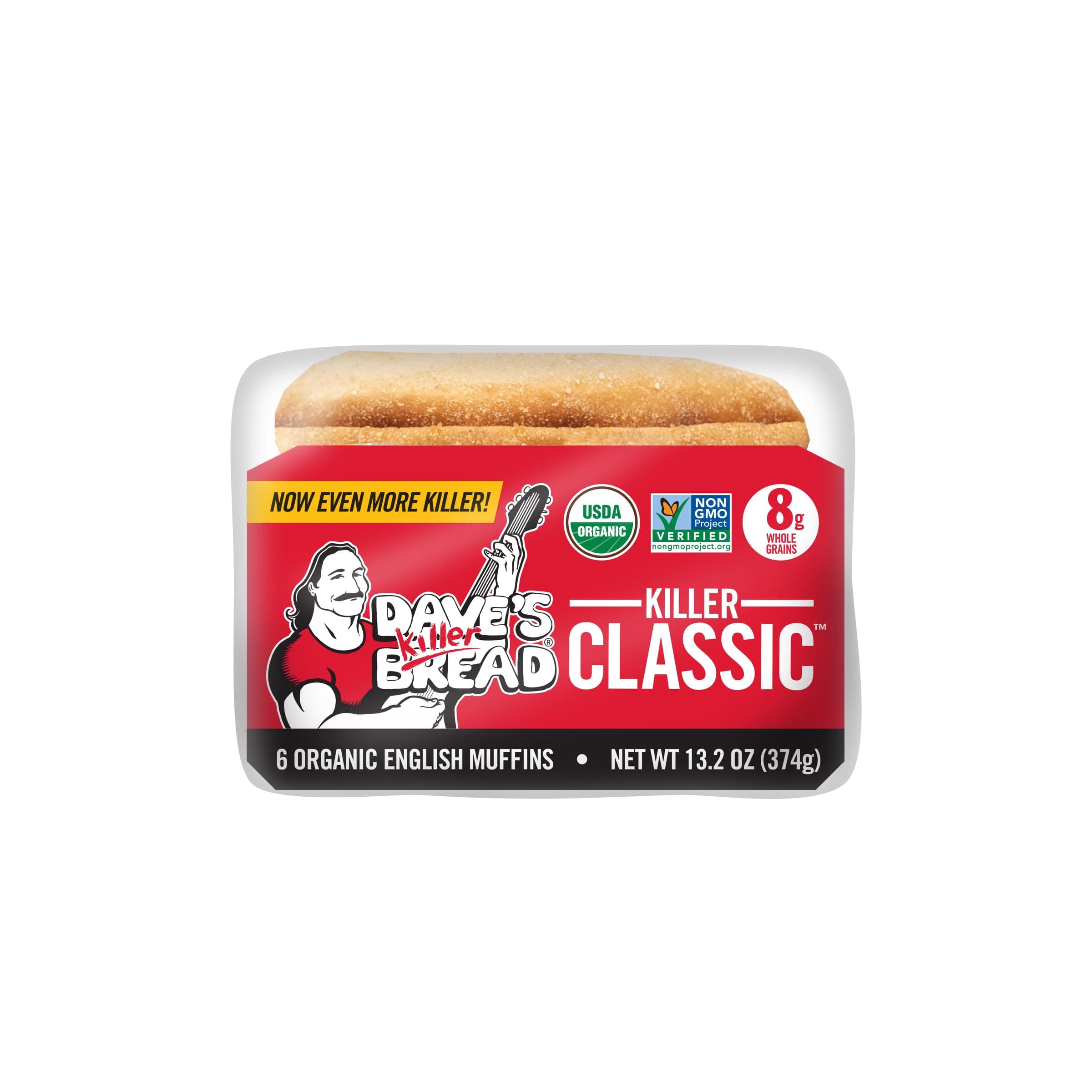 Dave's Killer Bread Killer Classic English Muffins, Organic English Muffins, 6 Count thumbnail 8