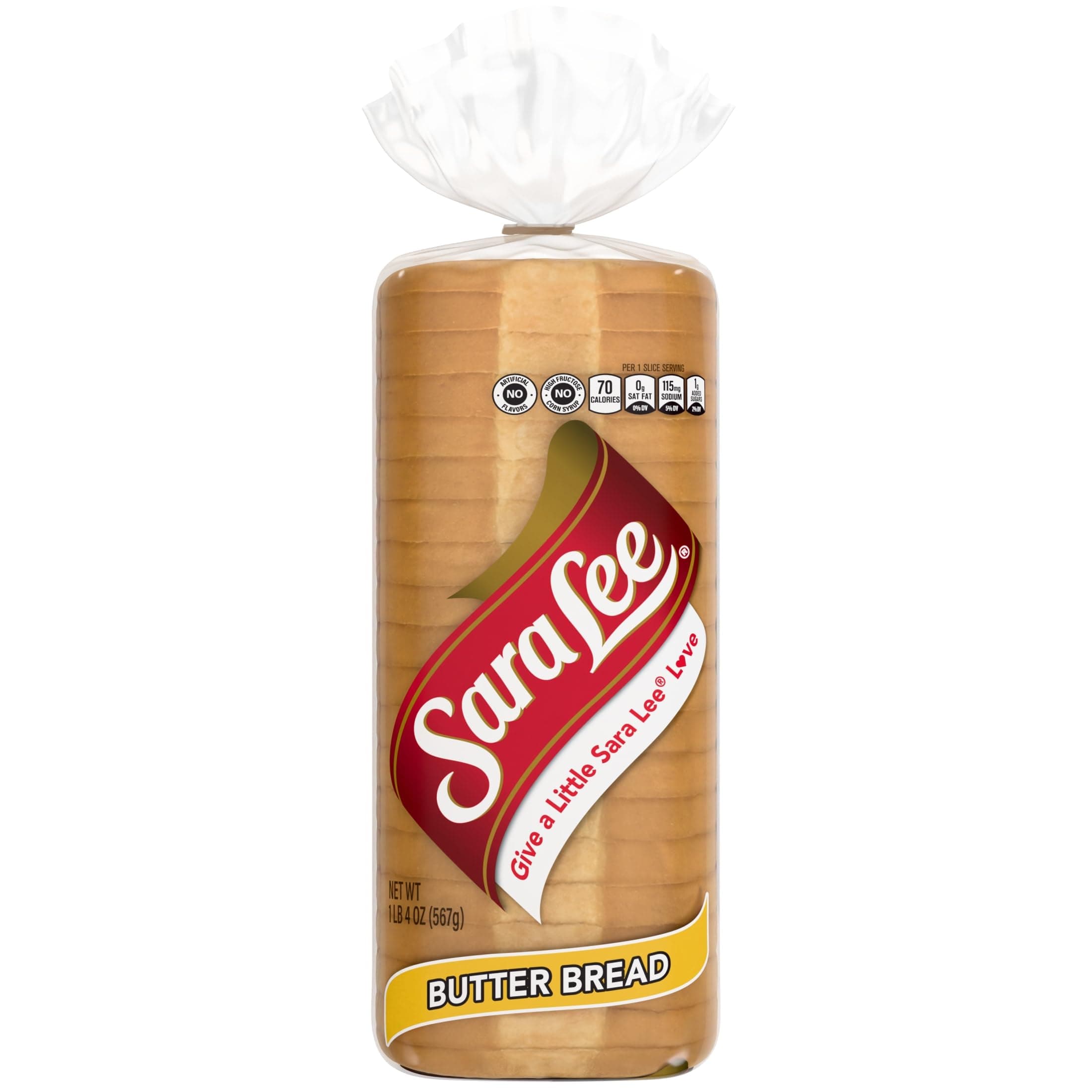 Sara Lee Butter Bread Sandwich Bread, 20 Oz Loaf of Butter Bread With No Artificial Colors or Flavors thumbnail 10