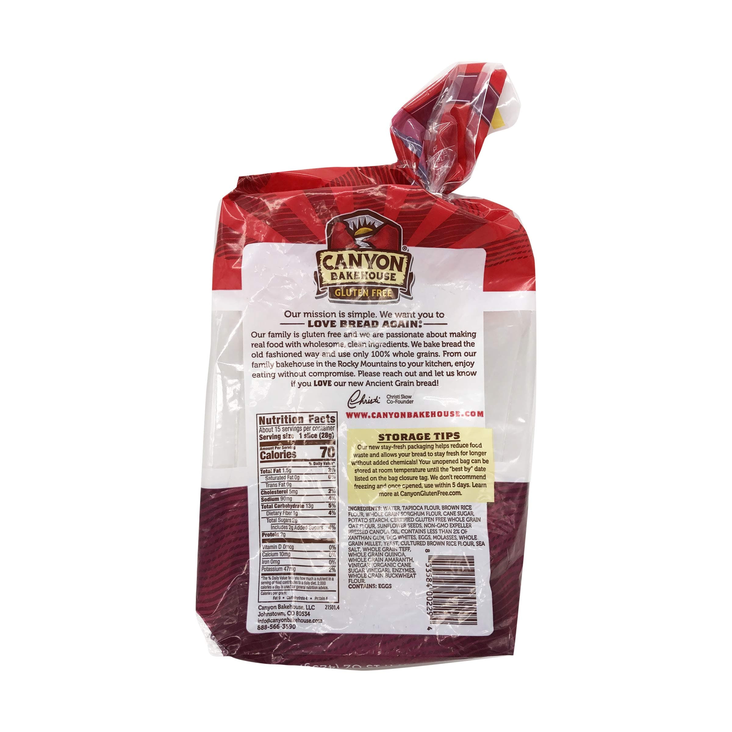 Canyon Bakehouse Ancient Grain Bread, 15 Oz thumbnail 4
