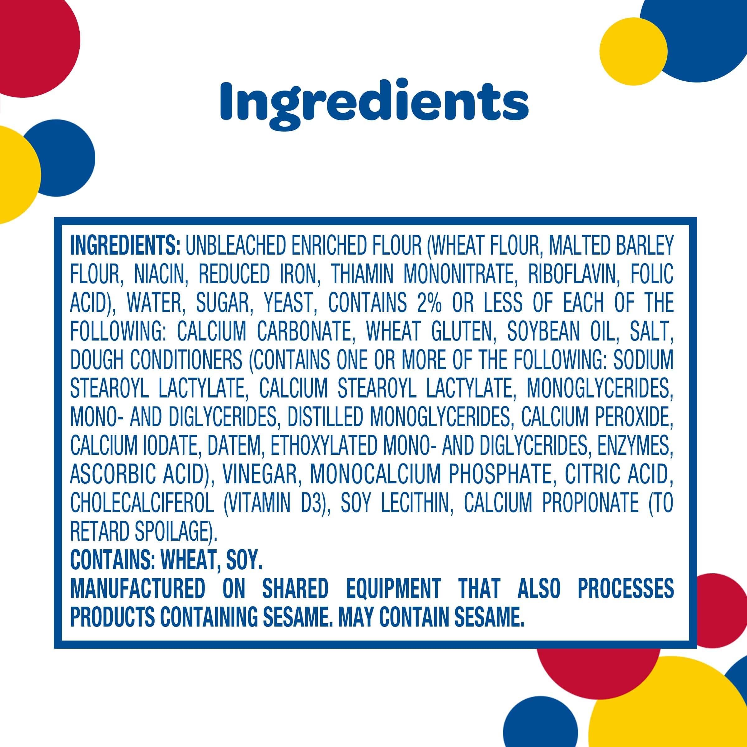 Wonder Bread Classic White Sandwich Bread, Sliced White Bread, 20 Oz Loaf thumbnail 4