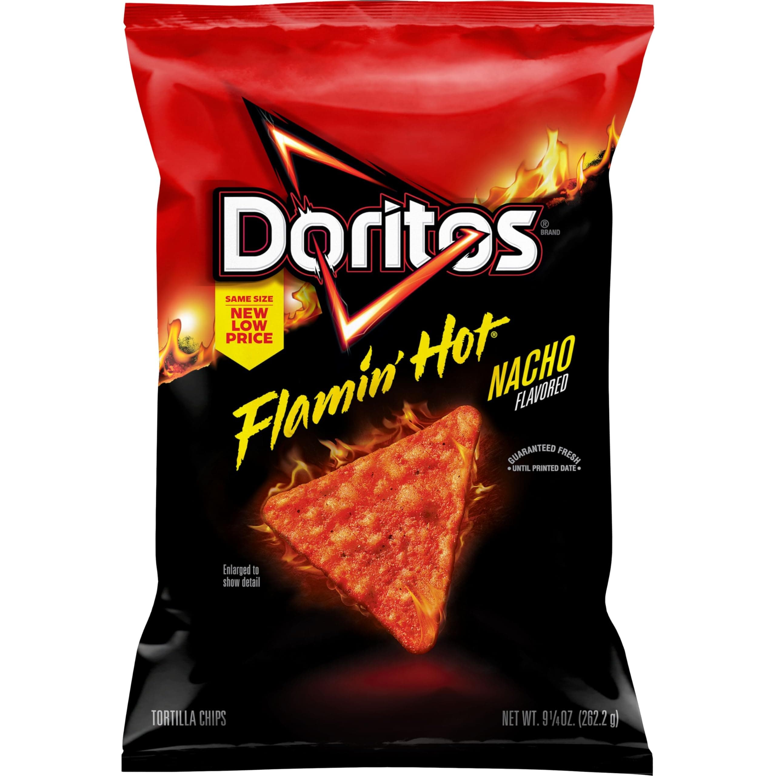 Doritos Tortilla Chips Flamin' Hot Nacho, 9.25 Oz thumbnail 2