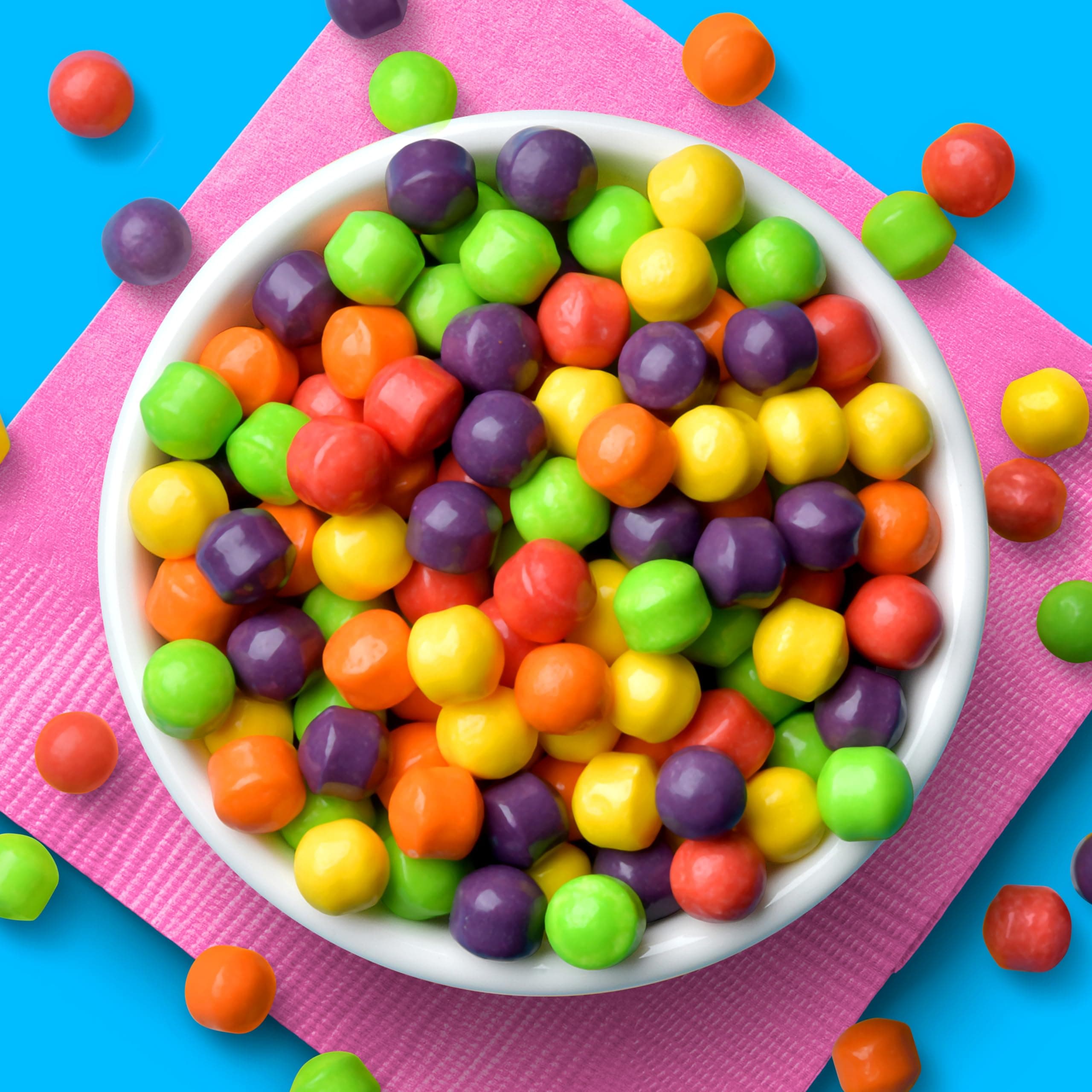 SweeTARTS Mini Chewy Candy, Mixed Fruit Flavors (Cherry, Grape, Lemon, Apple & Orange), Sweet & Tart Chewy Candy, 12 oz Bag thumbnail 4