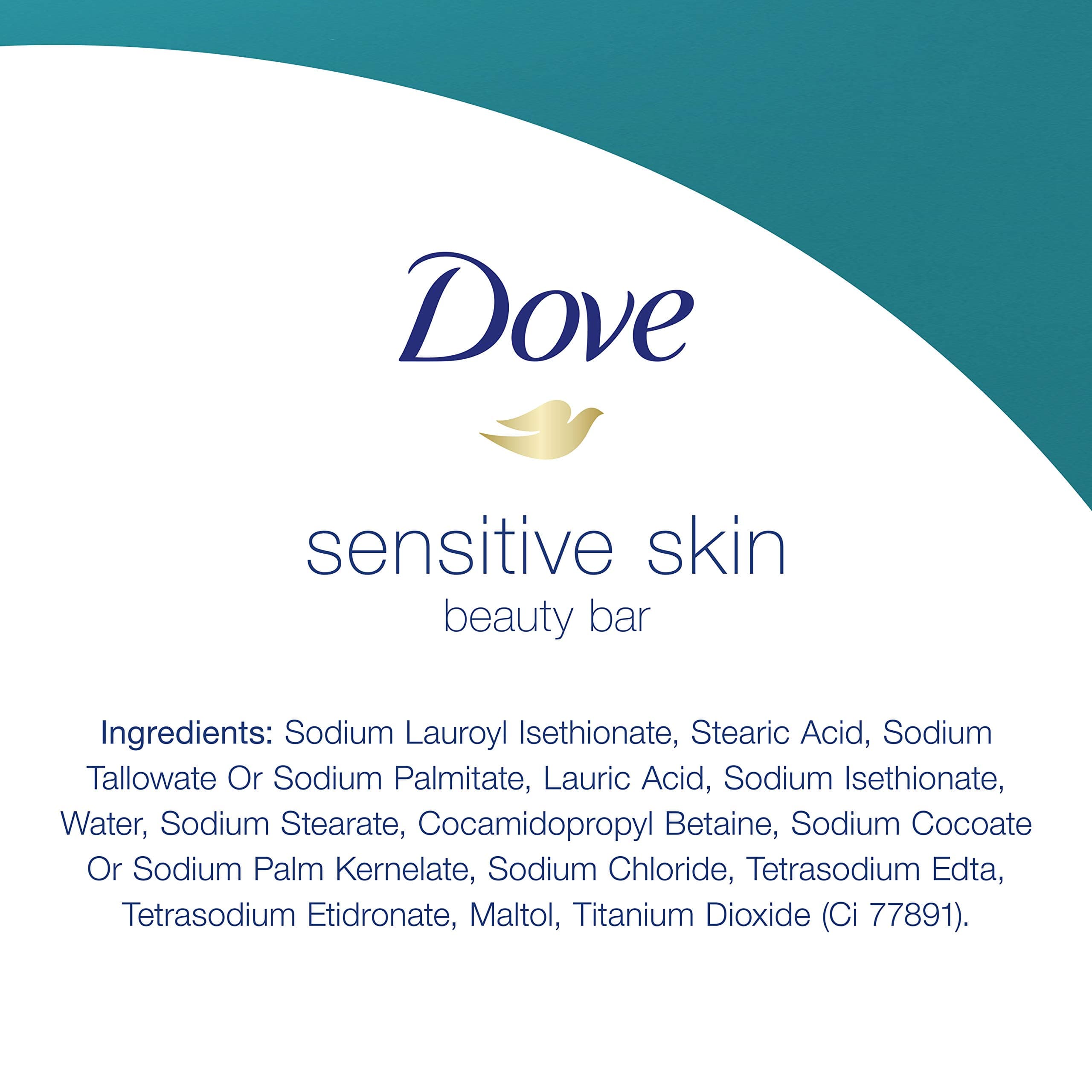 Dove Beauty Bar More Moisturizing Than Bar Soap Sensitive Skin Effectively Washes Away Bacteria, Nourishes Your Skin 3.75 oz 10 Bars thumbnail 13