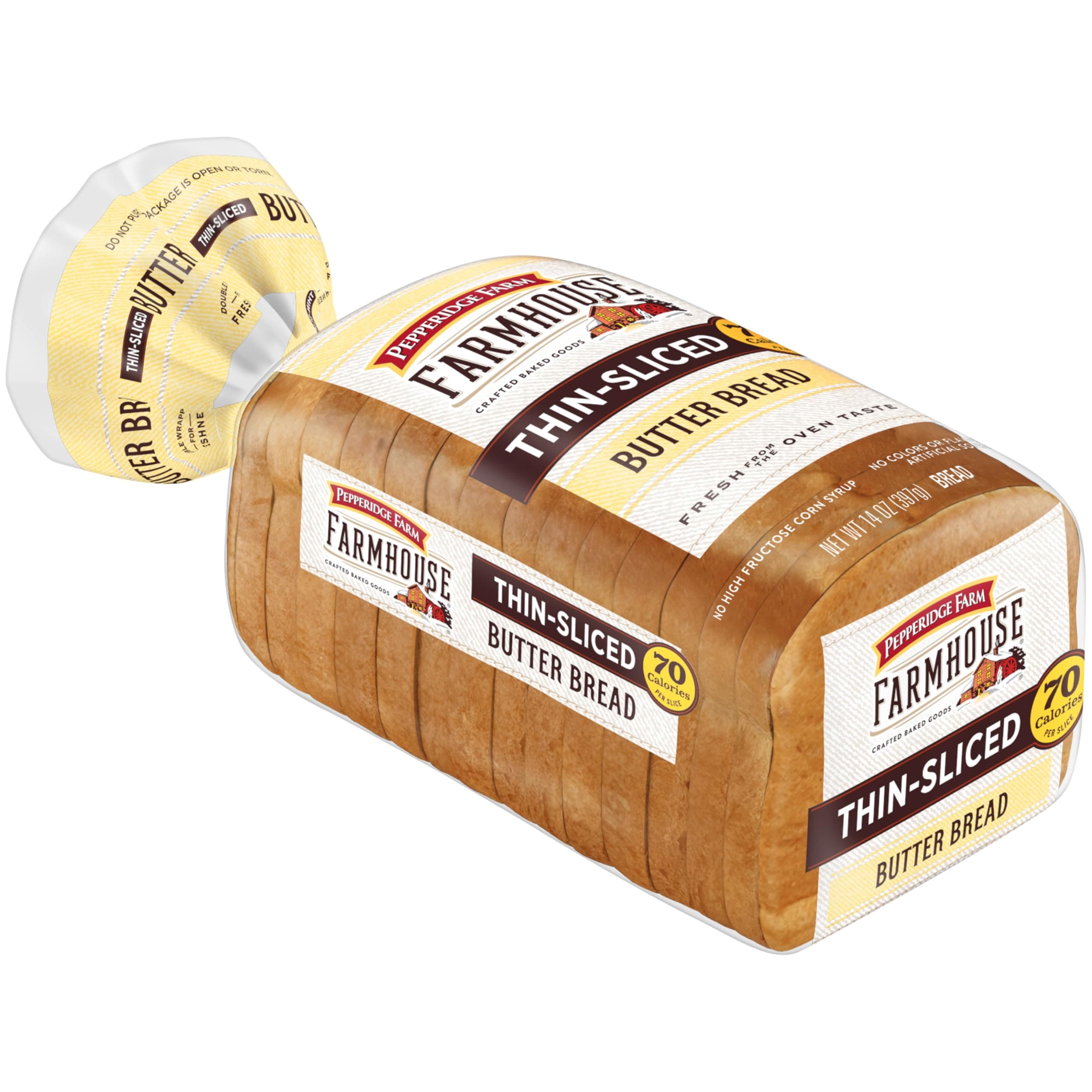 Pepperidge Farm Farmhouse Thin-Sliced Butter Bread, 14 Oz Bag thumbnail 5