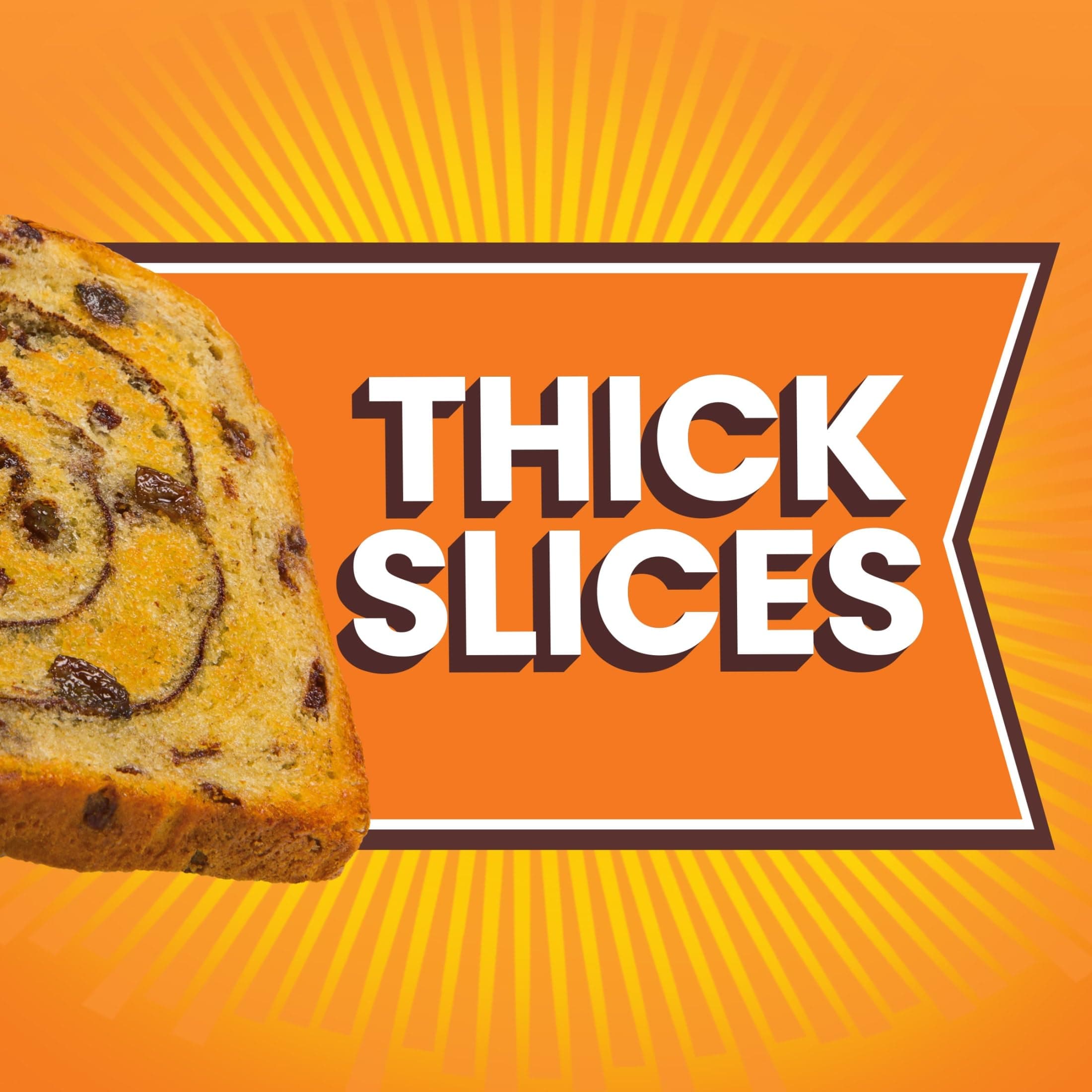 Thomas’ Cinnamon Raisin Swirl Bread, 16 Oz Cinnamon Raisin Bread Loaf thumbnail 4