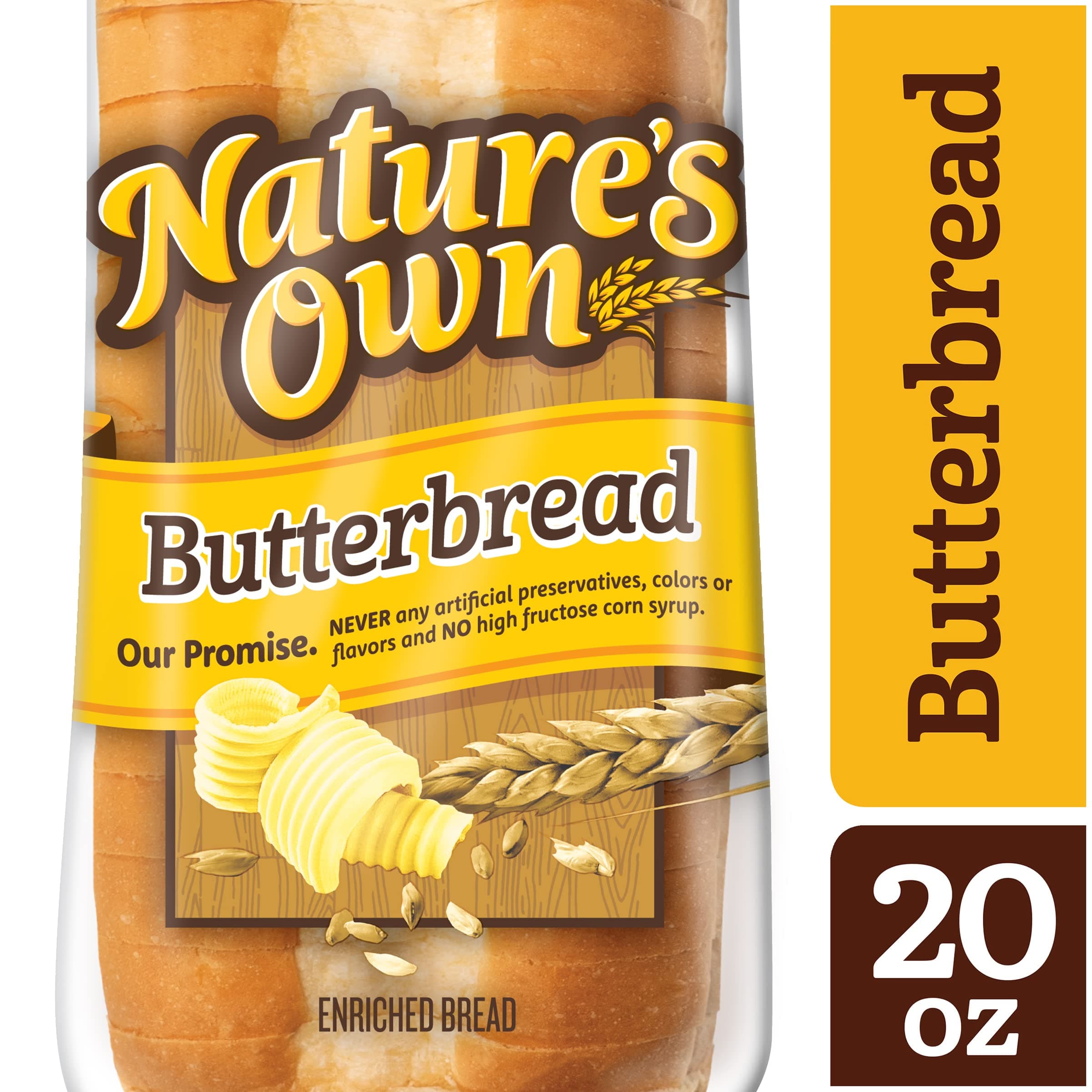 Nature's Own Butterbread, Sliced White Bread, 20 oz Loaf thumbnail 5