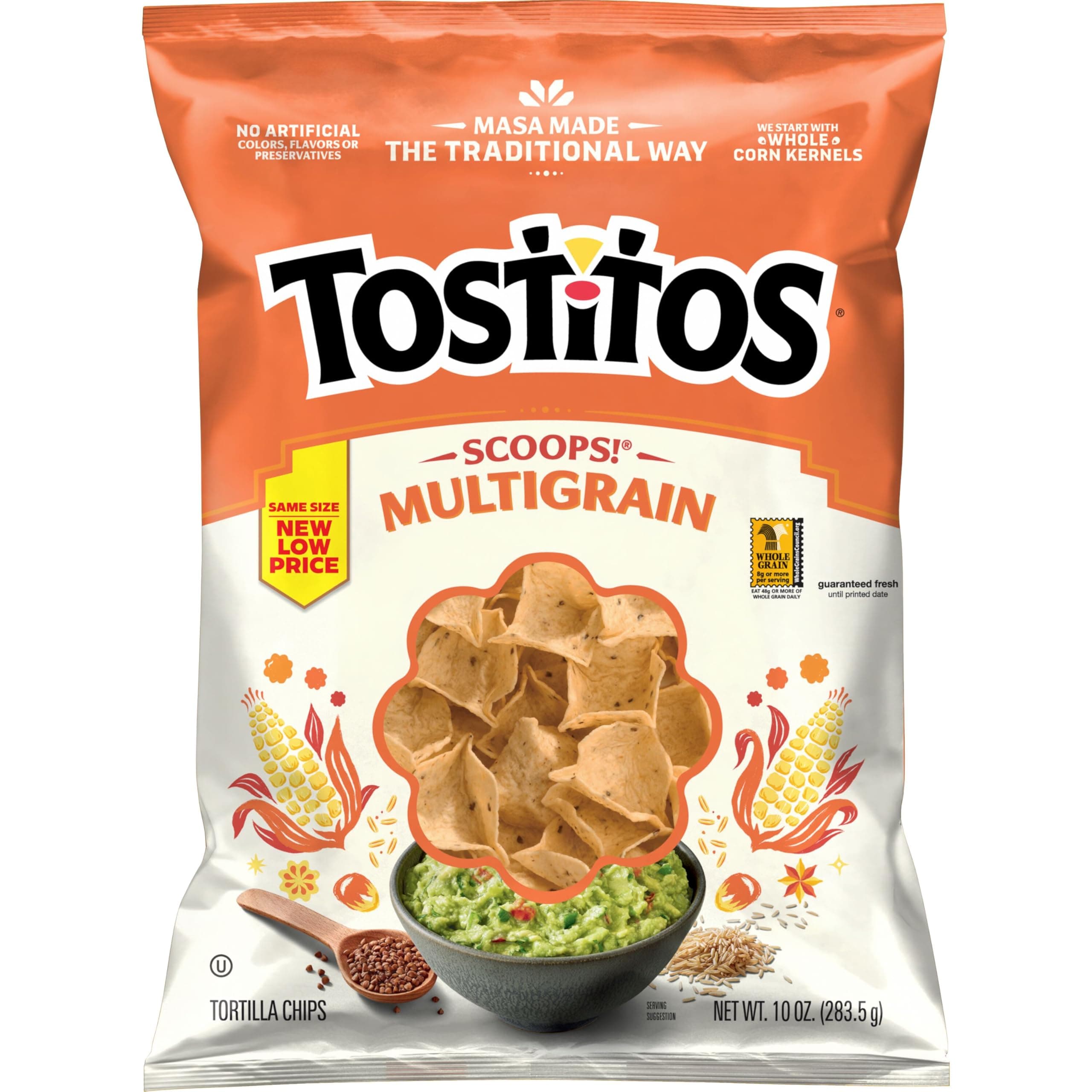 Tostitos Scoops! Multigrain Tortilla Chips, 10 Oz thumbnail 2