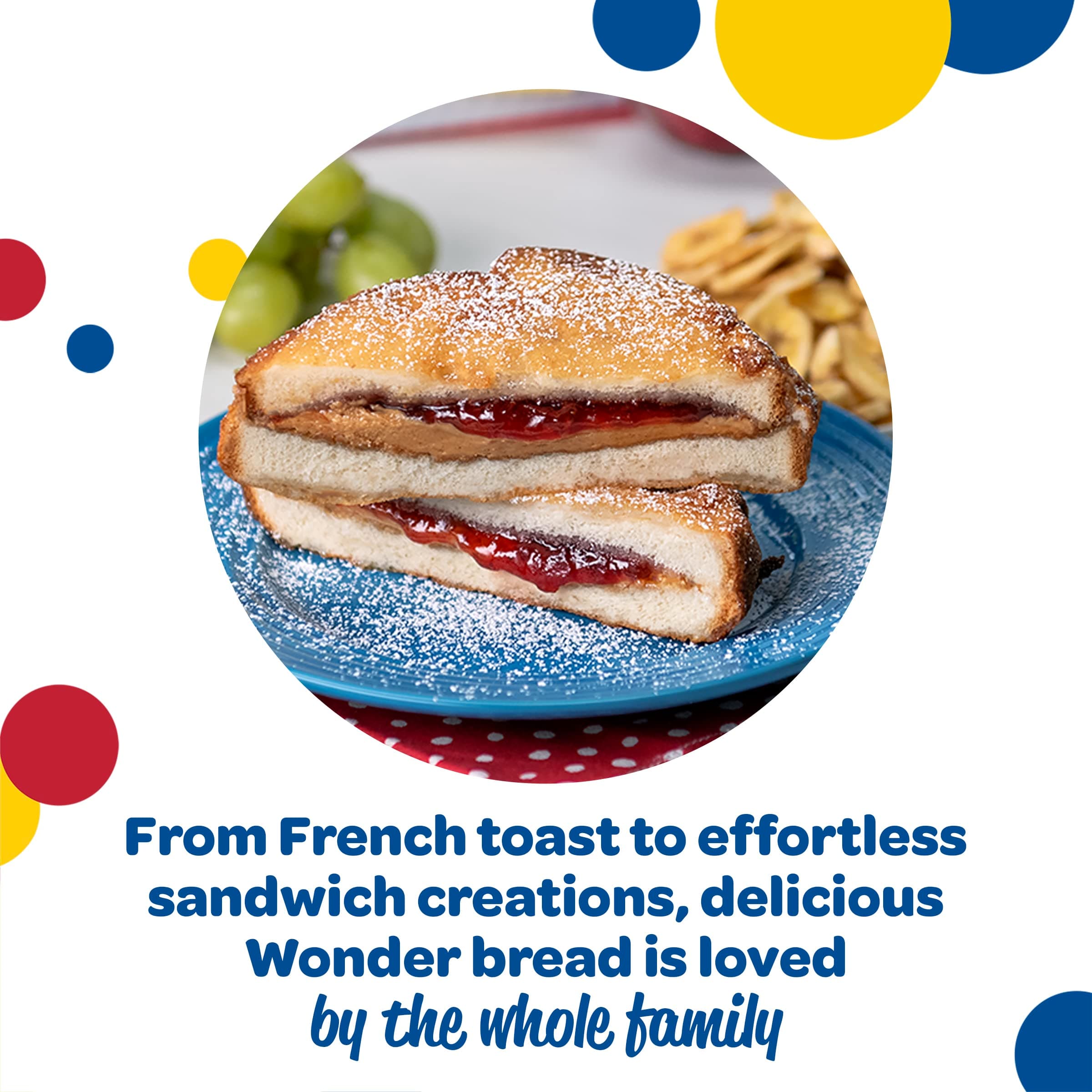 Wonder Bread Classic White Sandwich Bread, Sliced White Bread, 20 Oz Loaf thumbnail 8